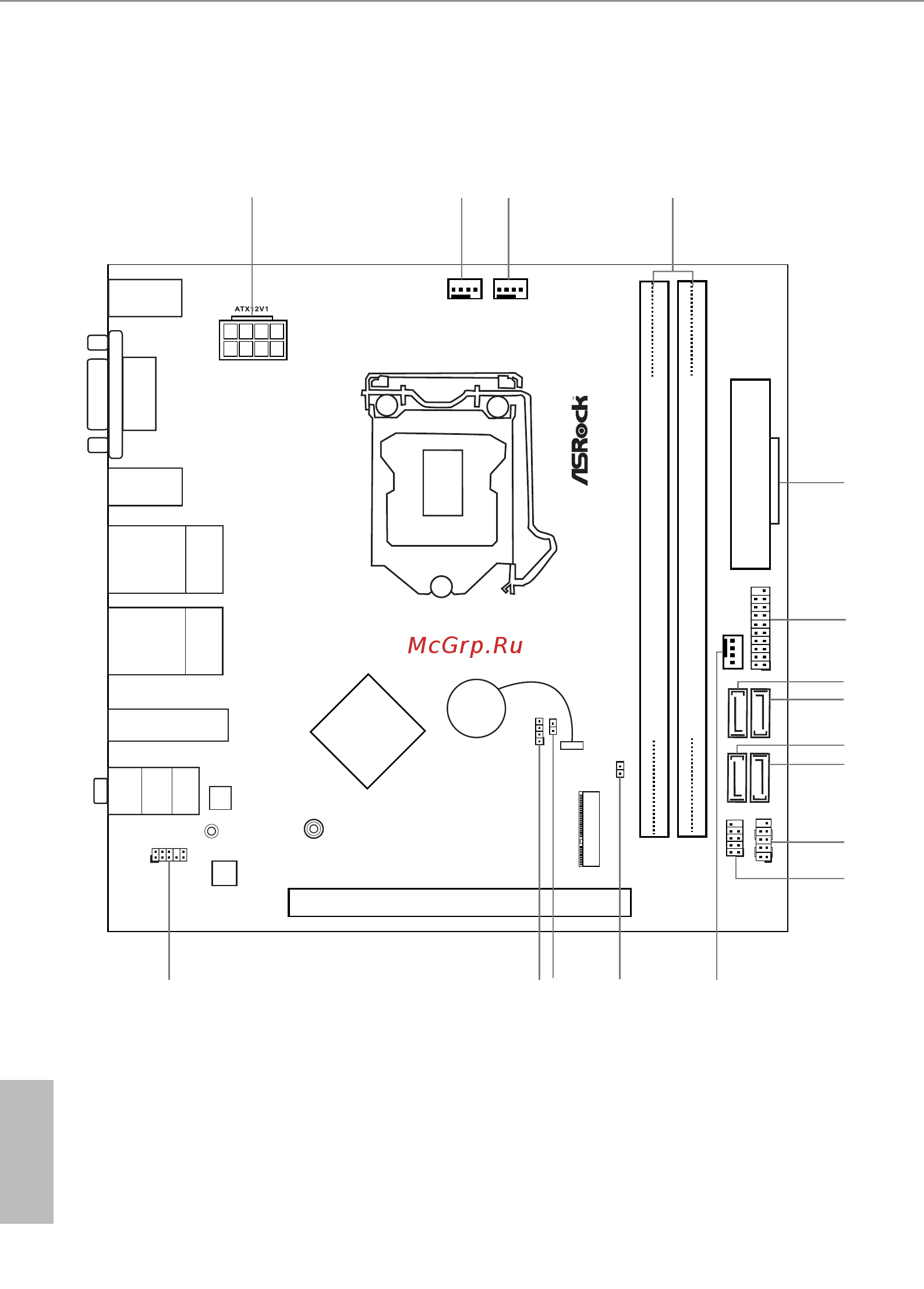 ASRock B365M-ITX/ac [12/83] Motherboard layout