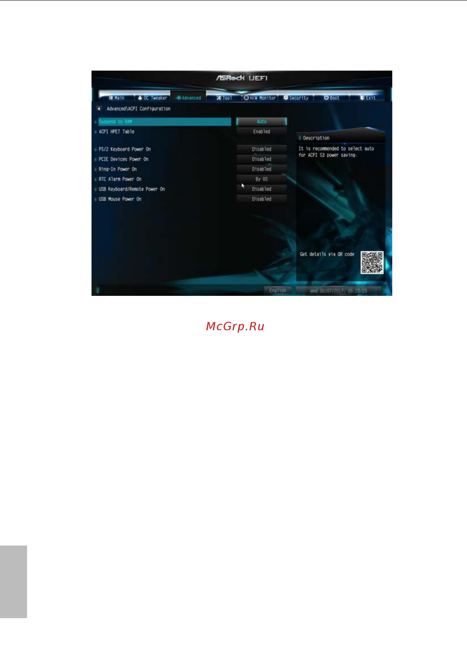 ASRock H110 Pro BTC+ [61/73] Acpi hept table