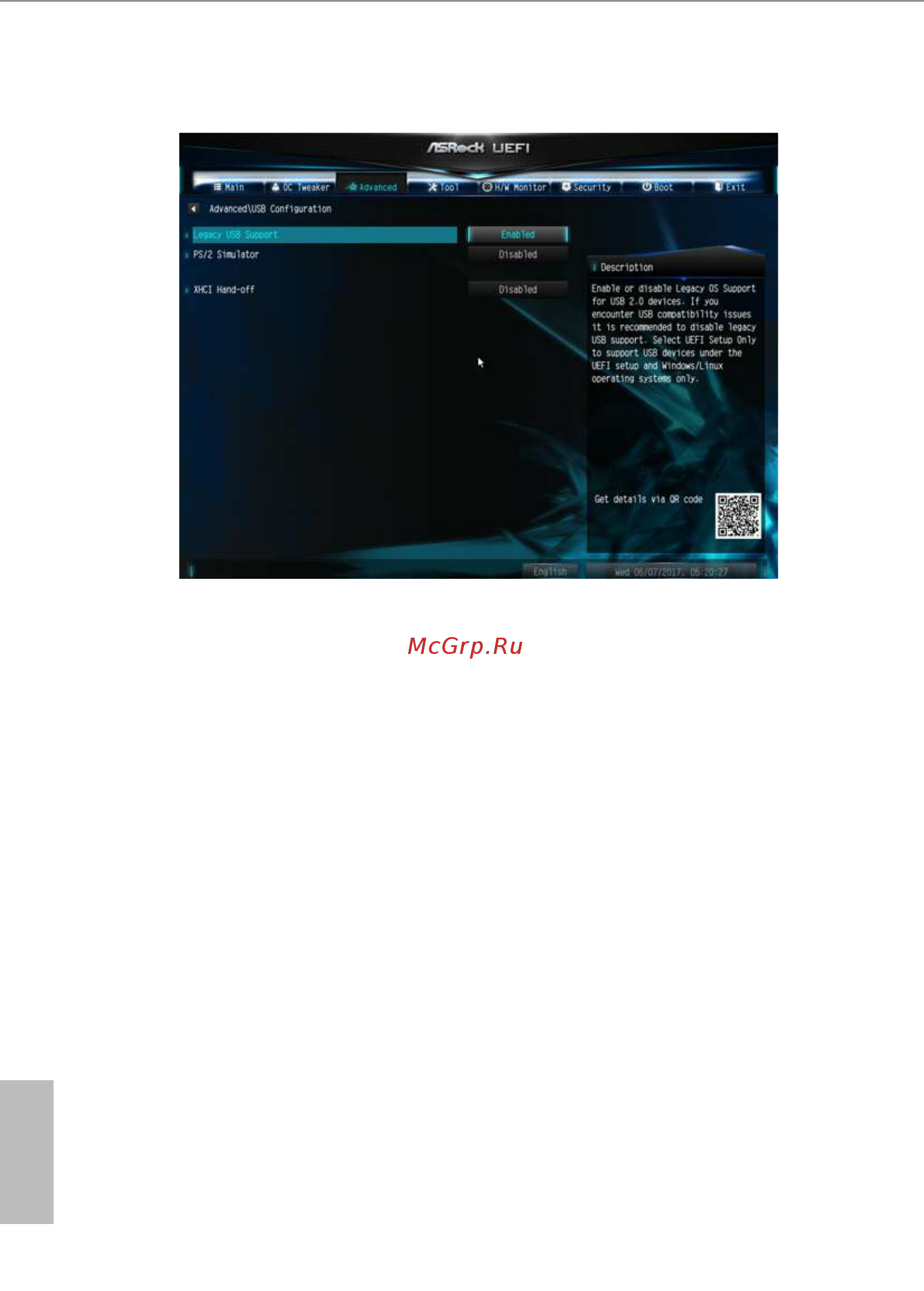 ASRock H110 Pro BTC+ [63/73] Xhci hand off
