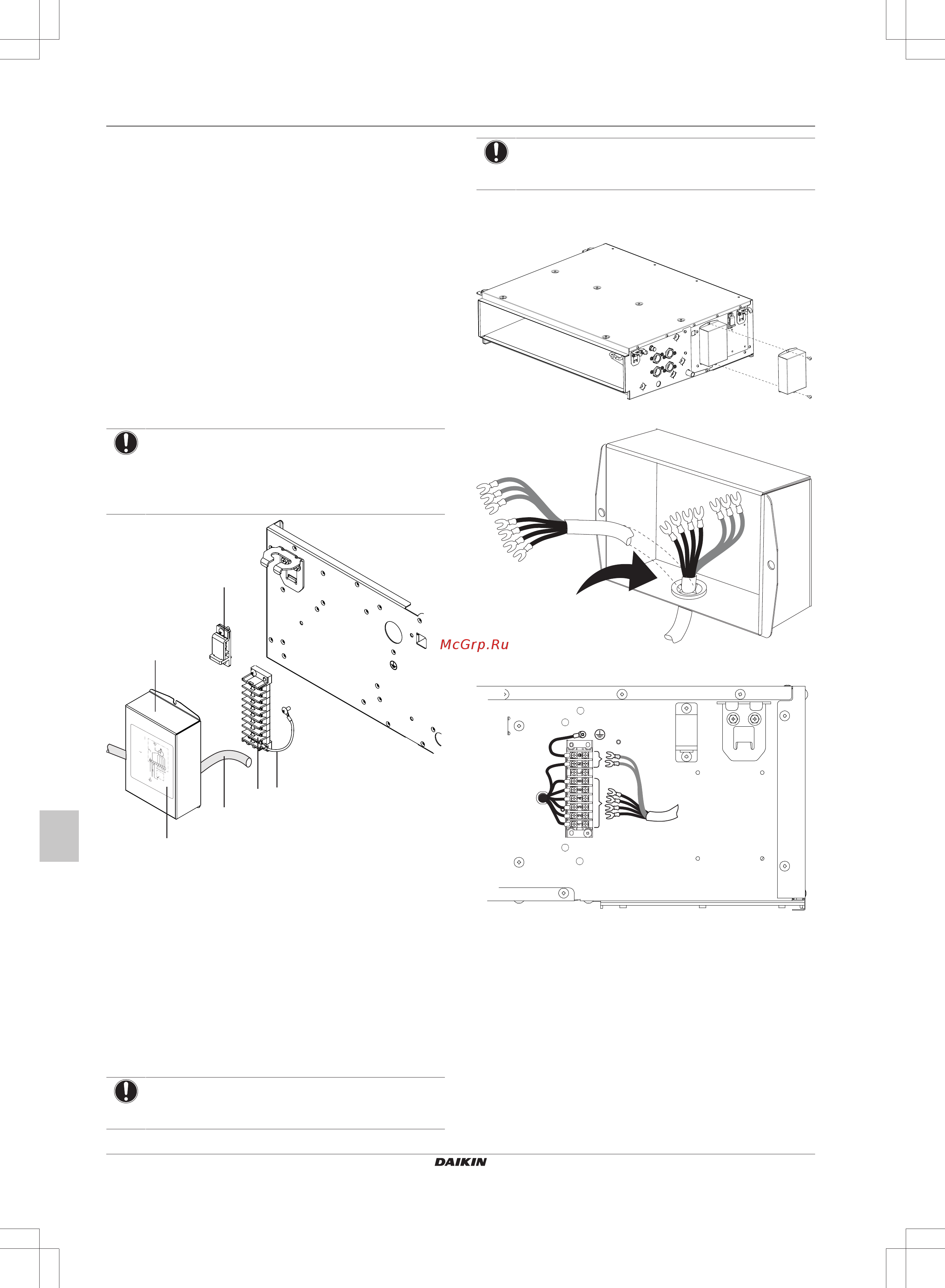 Daikin FWE10DATN5V3-R [100/200] Collegamento del cablaggio elettrico all unità ventilconvettore