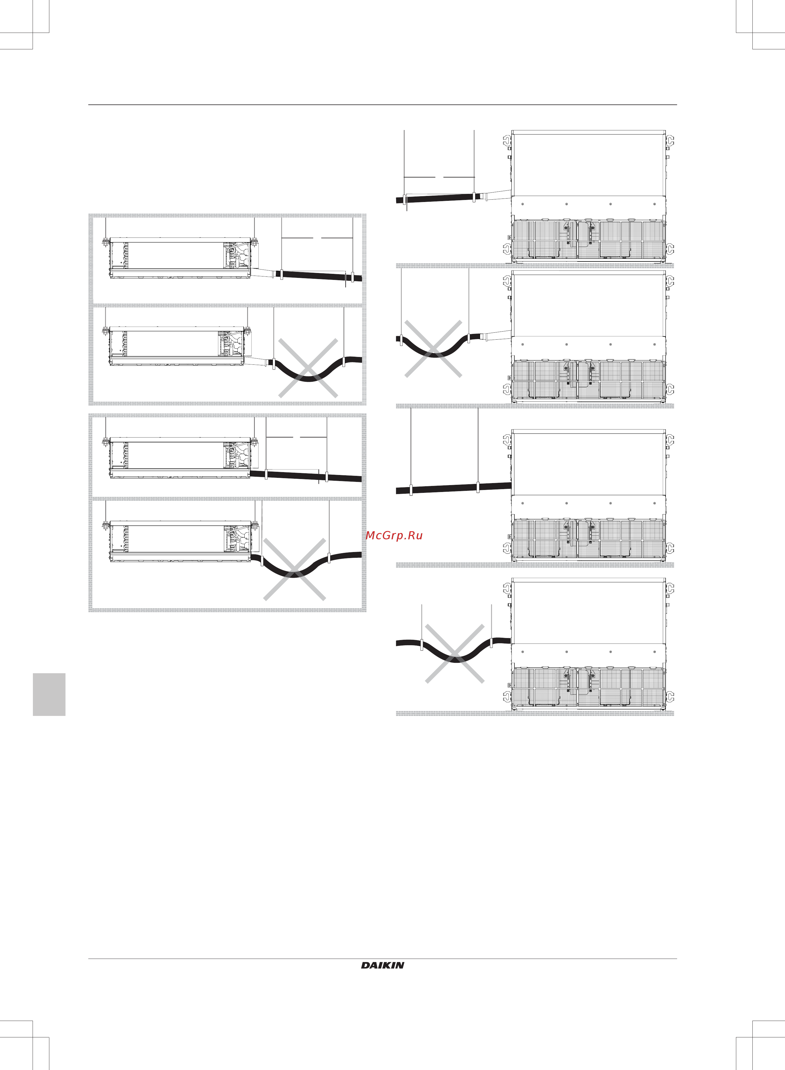 Daikin FWE10DATN5V3-R [102/200] Collegamento delle tubazioni di scarico