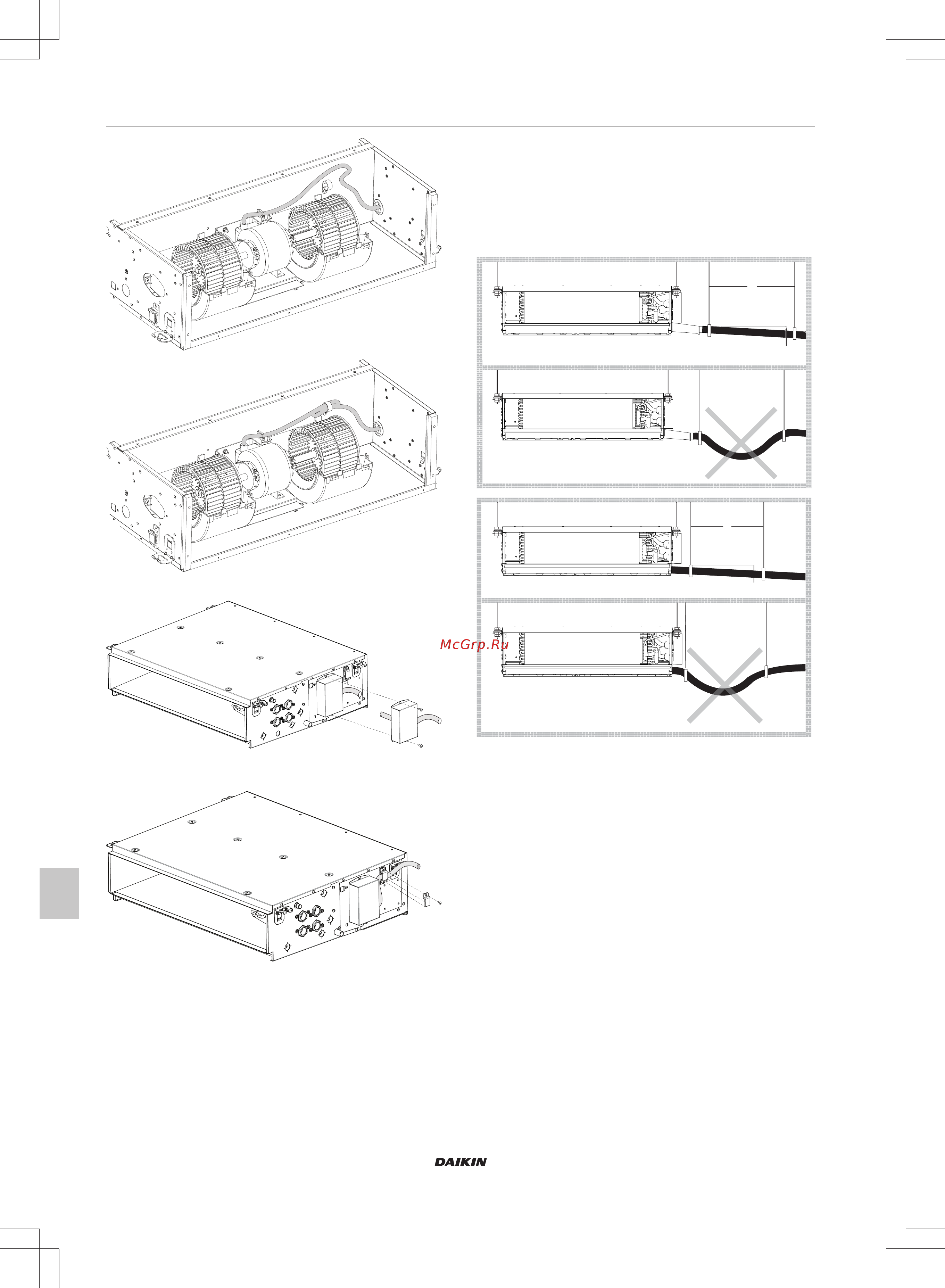 Daikin FWE10DATN5V3-R [120/200] Σύνδεση της σωλήνωσης αποστράγγισης