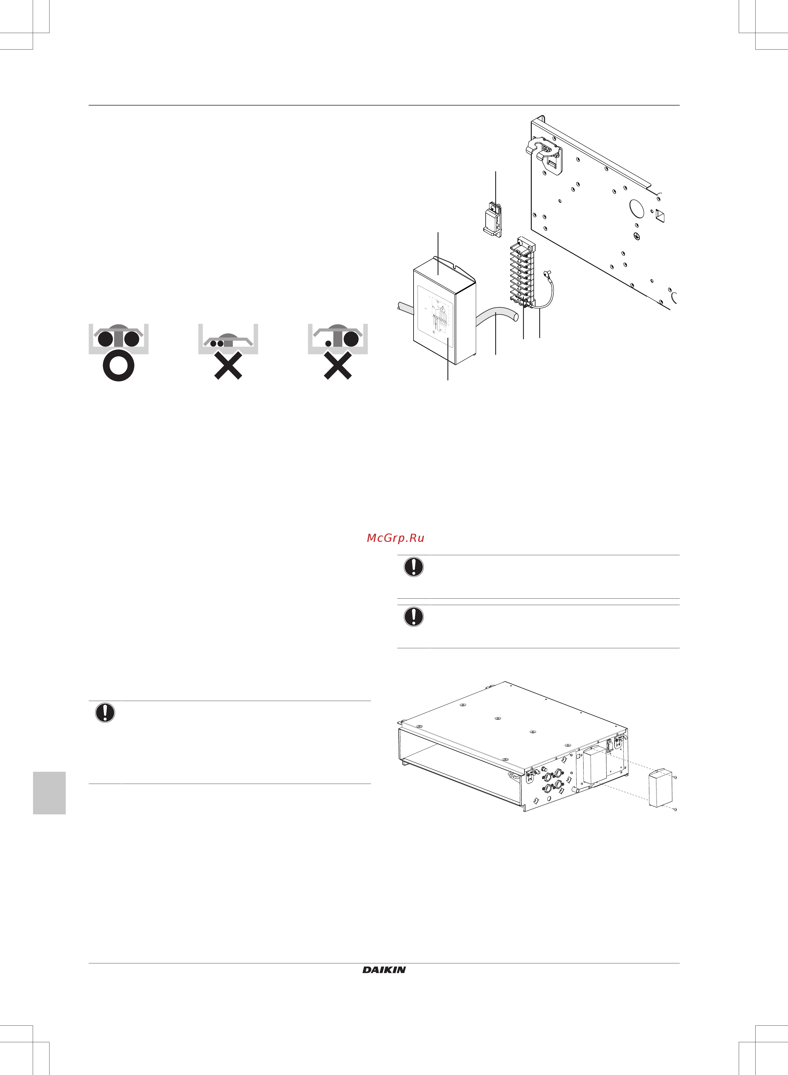 Daikin FWE11DAFN5V3-R [136/200] Efectuar as ligações eléctricas do ventilo convector