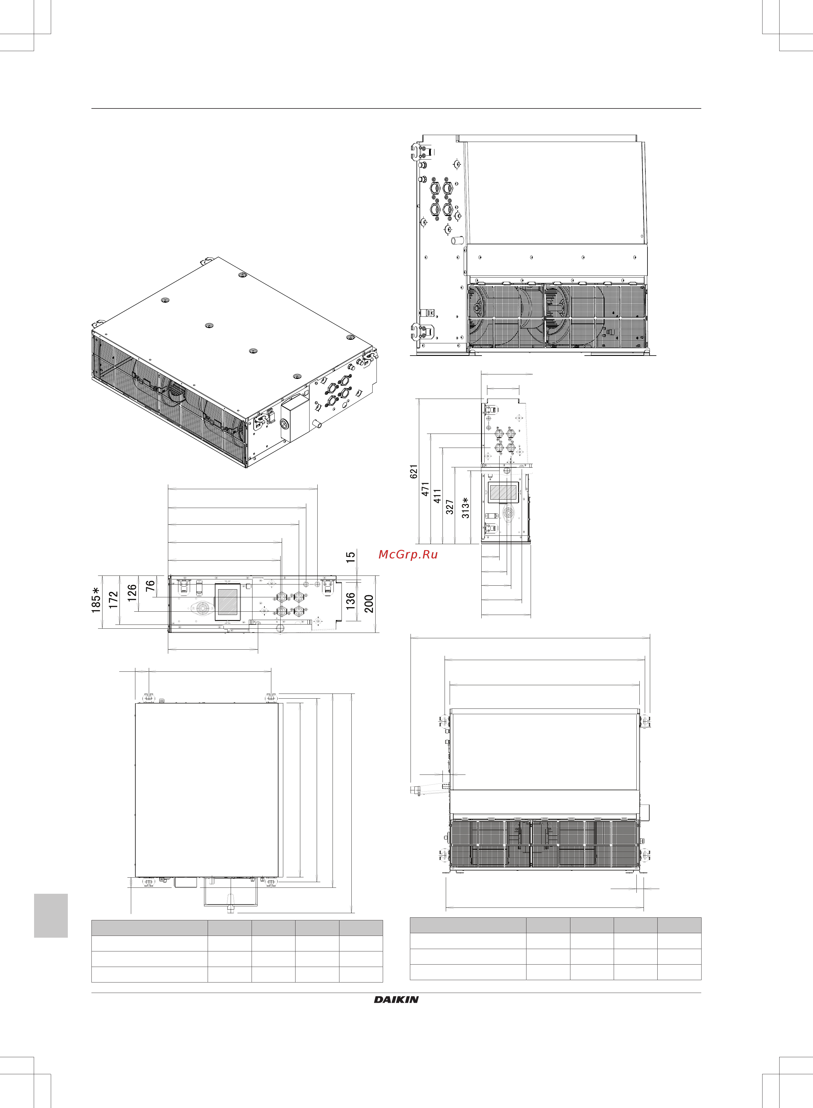 Daikin FWE03DATN5V3-L [178/200] Teknik veriler