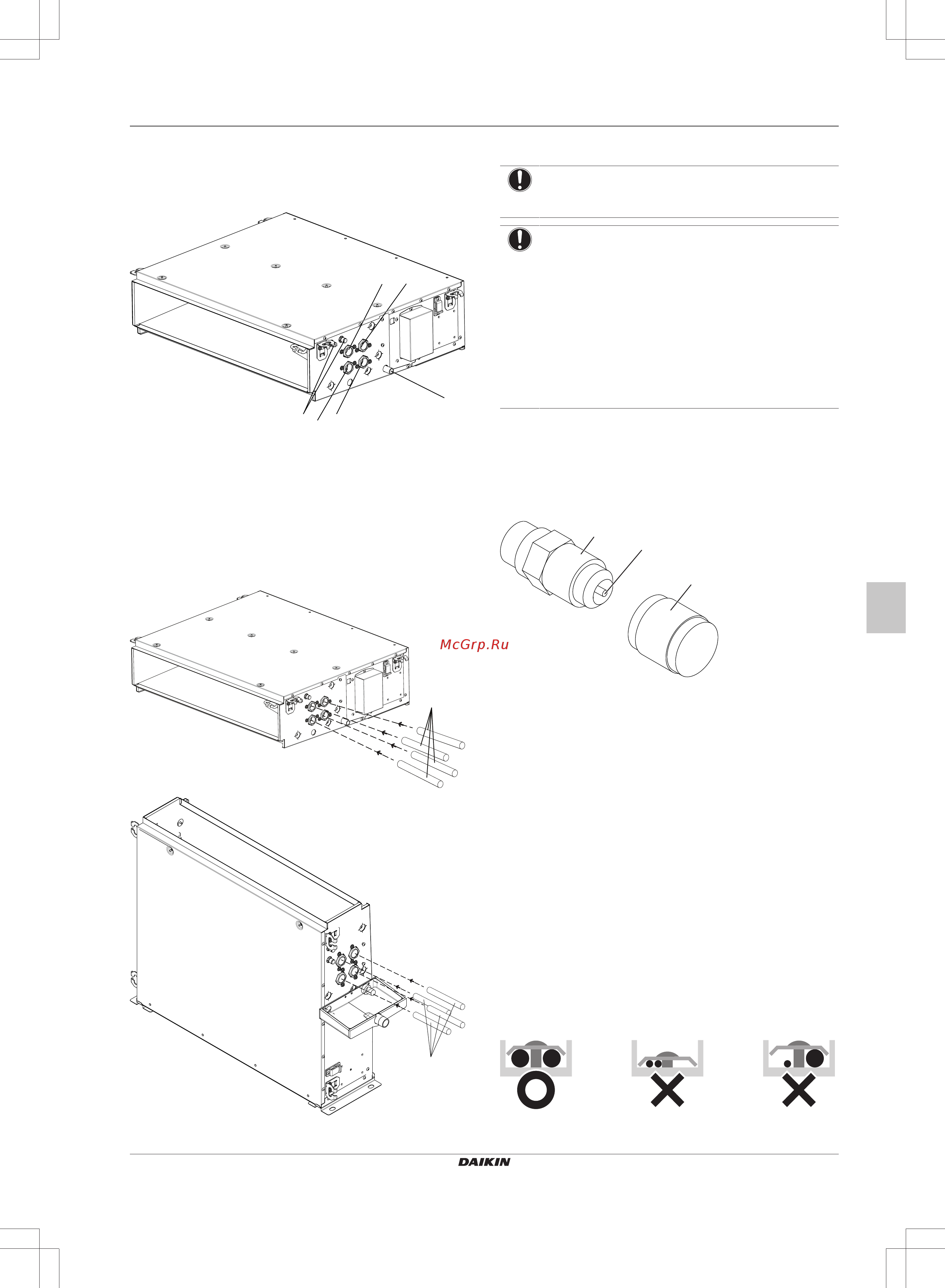 Daikin FWE10DATN5V3-R [27/200] So schließen sie die wasserleitungen an