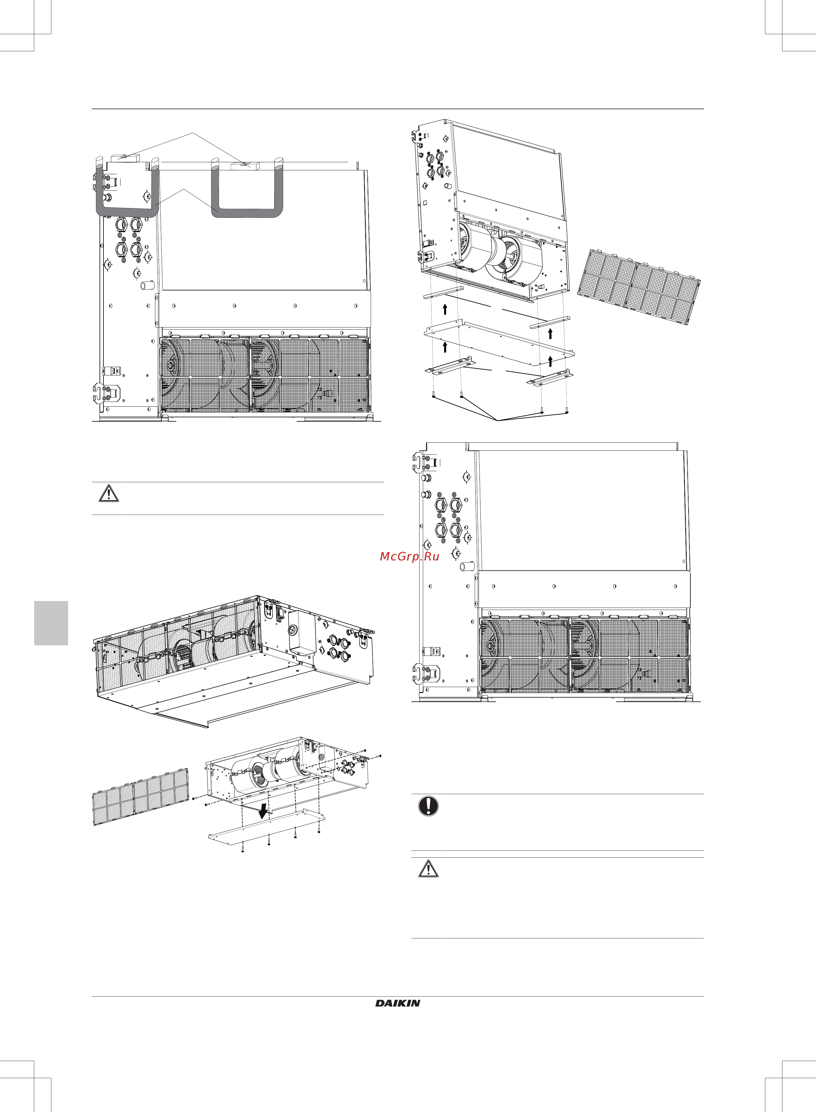 Daikin FWE11DAFN5V3-R [62/200] Van horizontale naar verticale installatie veranderen