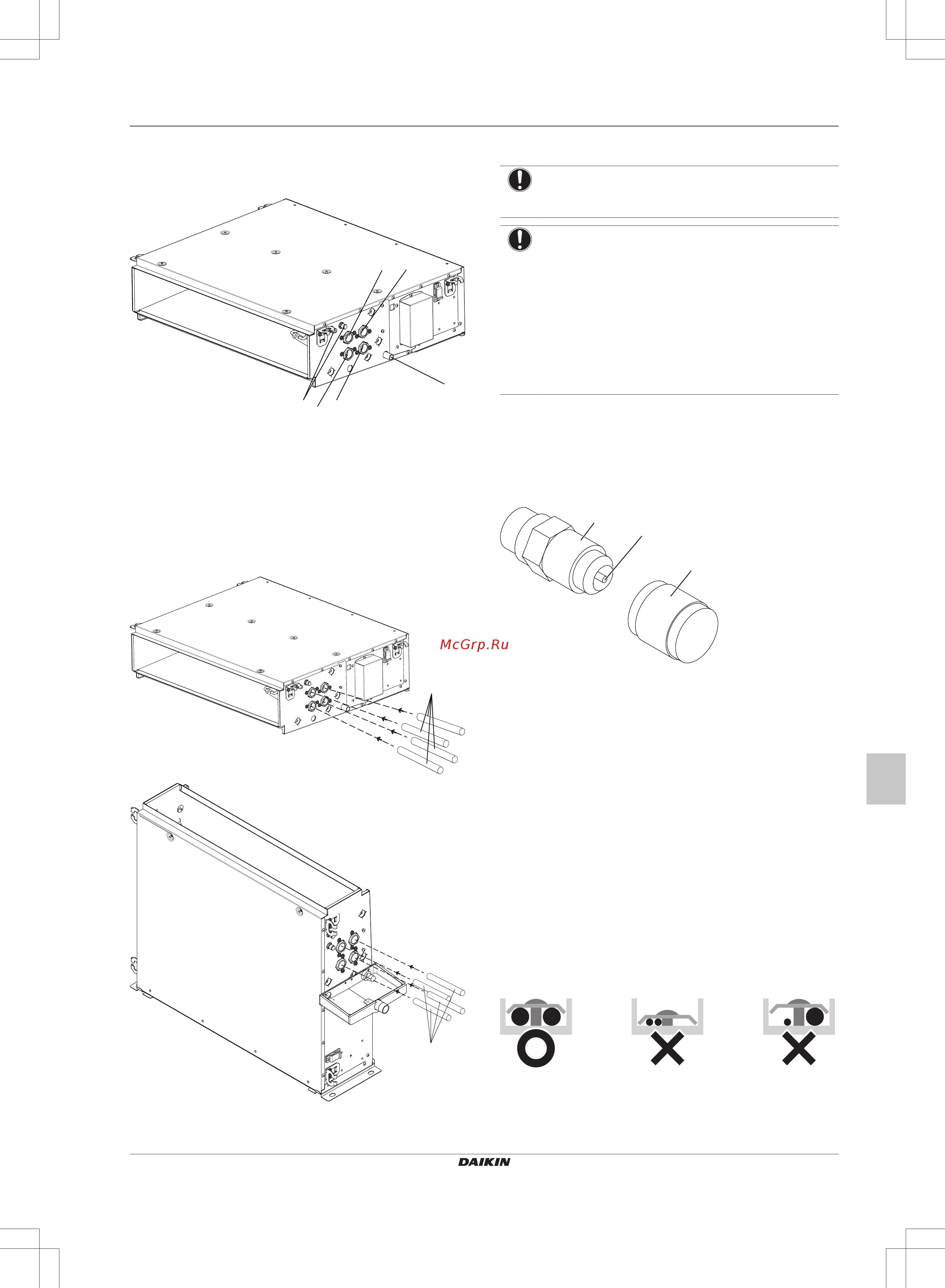 Daikin FWE10DATN5V3-R [81/200] Cómo conectar las tuberías de agua