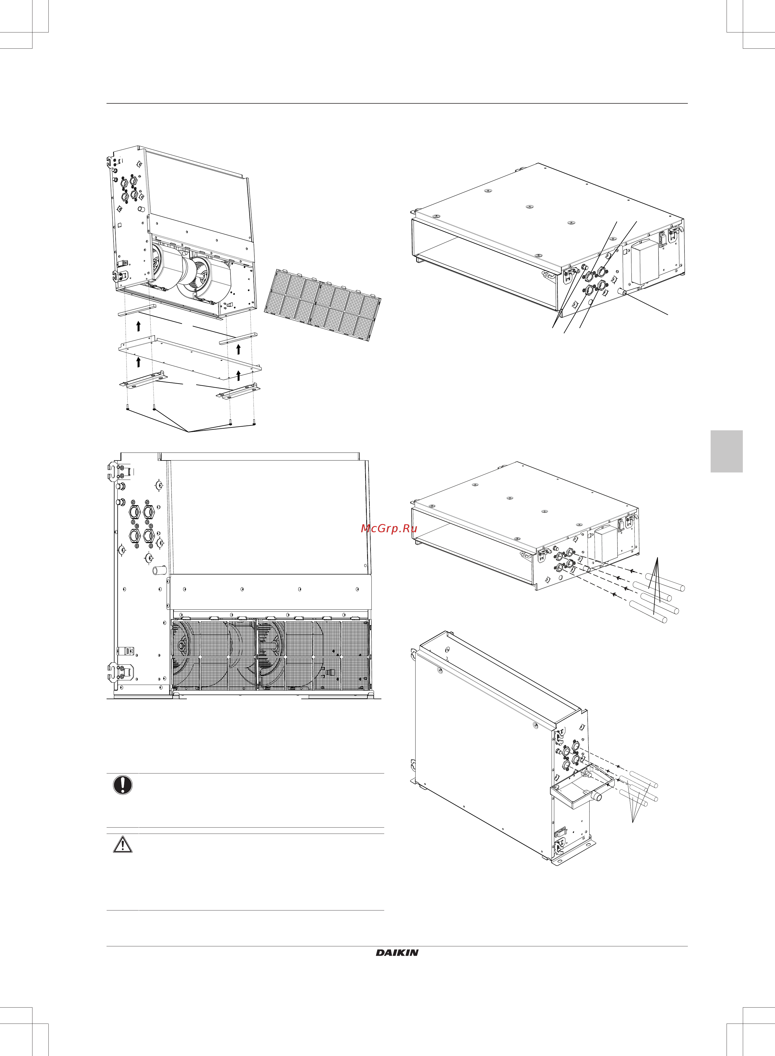Daikin FWE11DATN5V3-S [9/200] Connecting the water piping