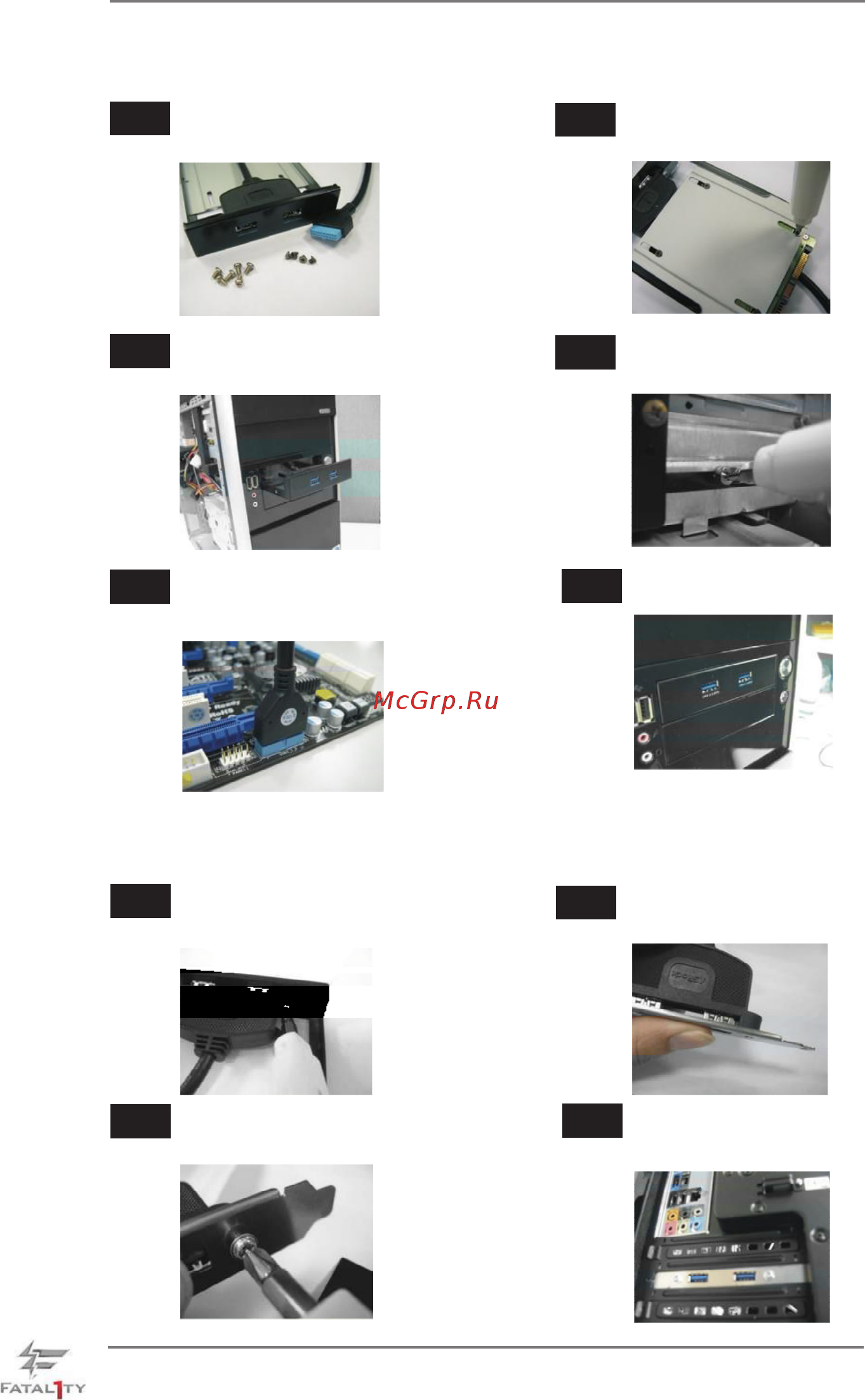 ASRock Fatal1ty Z77 Professional [46/92] The installation guide of front usb 3 panel