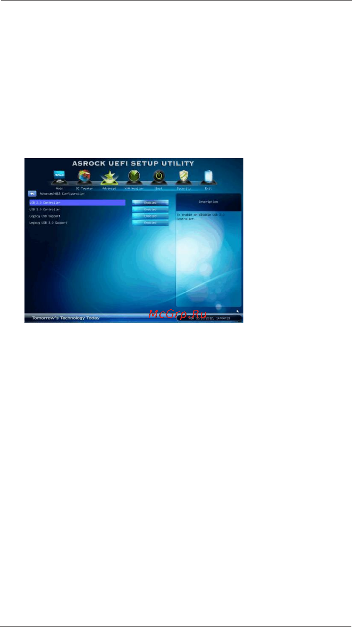 ASRock Z77 Pro3 [60/70] Usb configuration