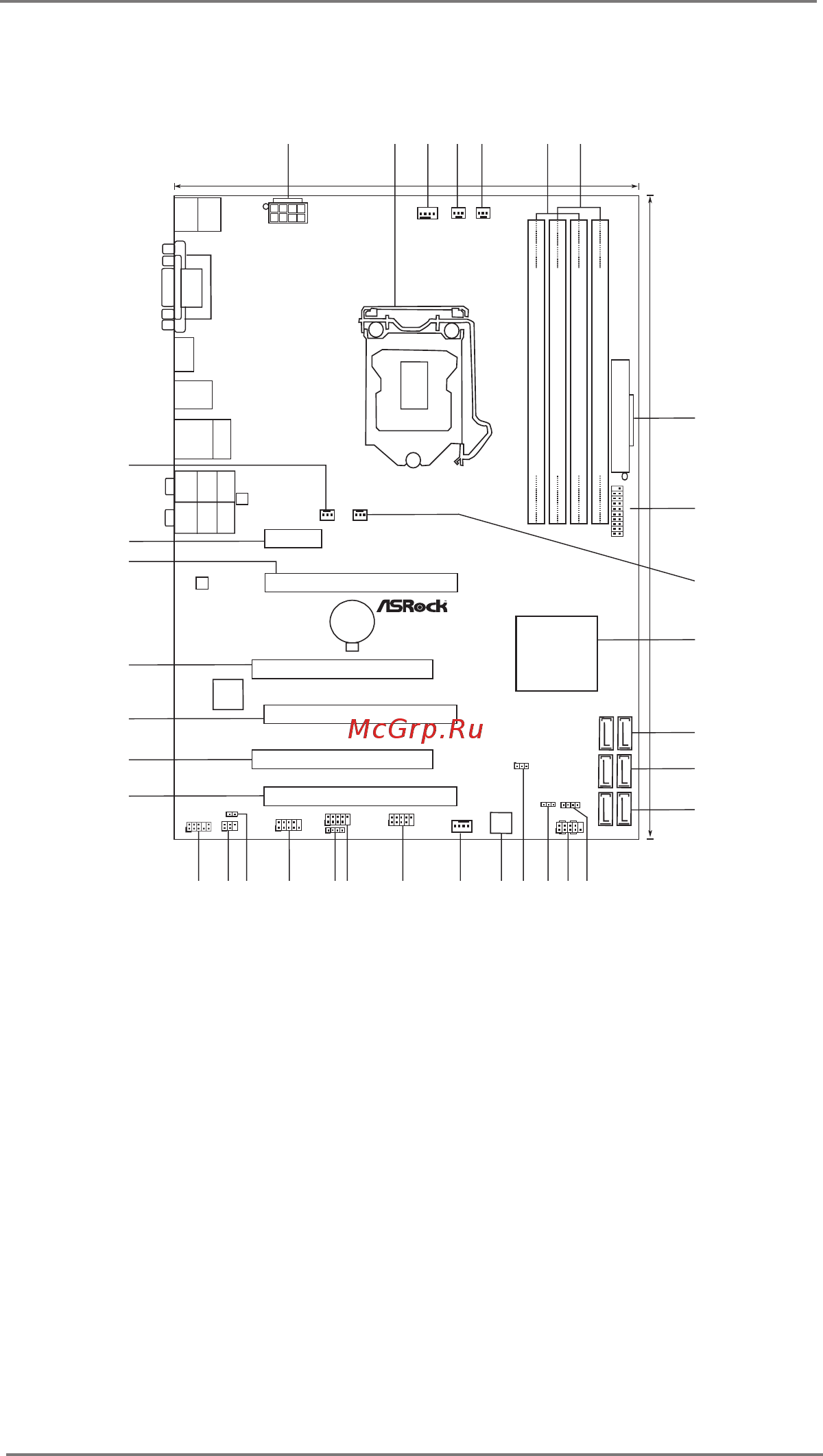 ASRock Z77 Extreme3 [15/81] Motherboard layout