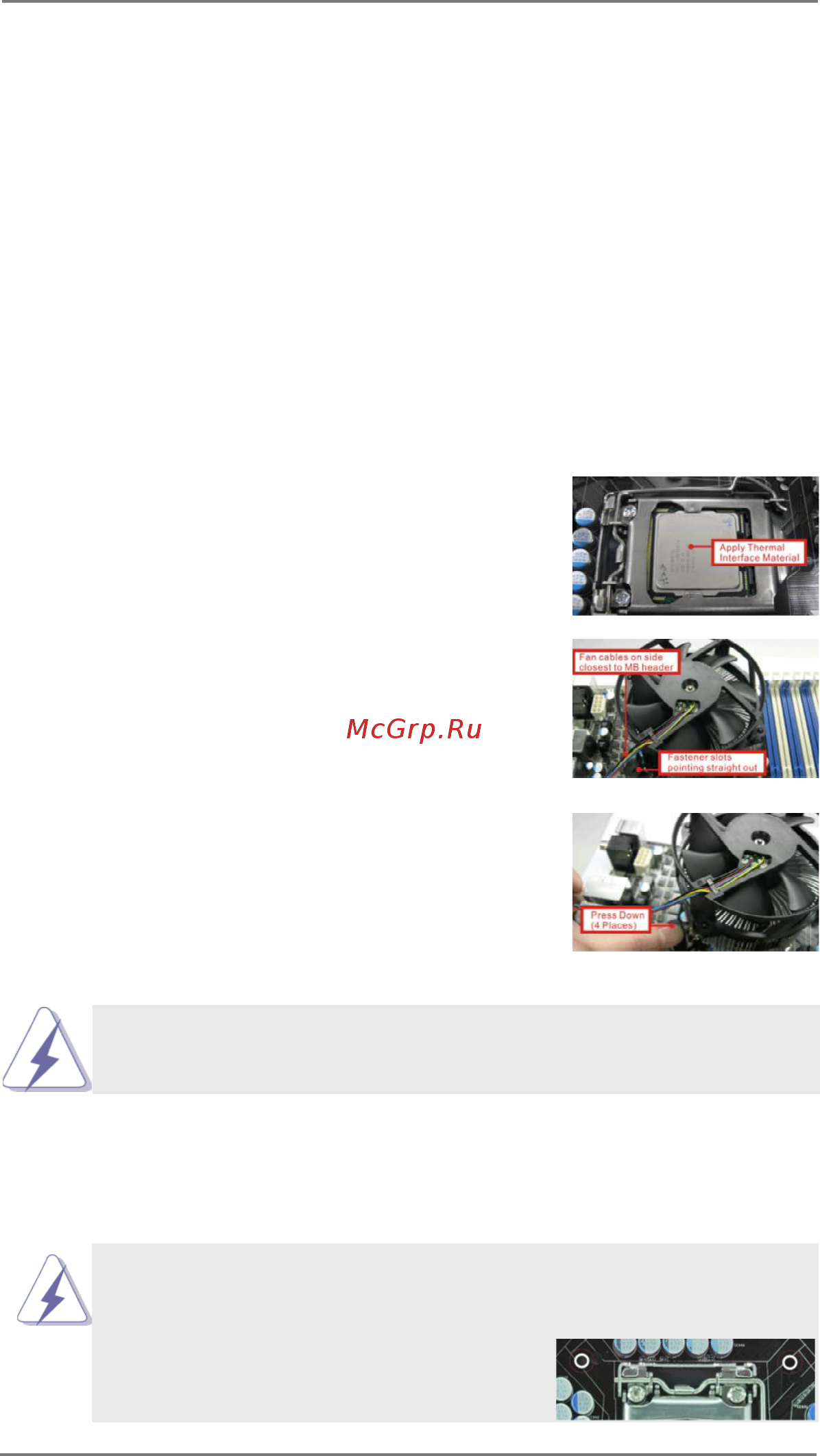 ASRock Z77 Extreme6 [20/87] Installation of cpu fan and heatsink