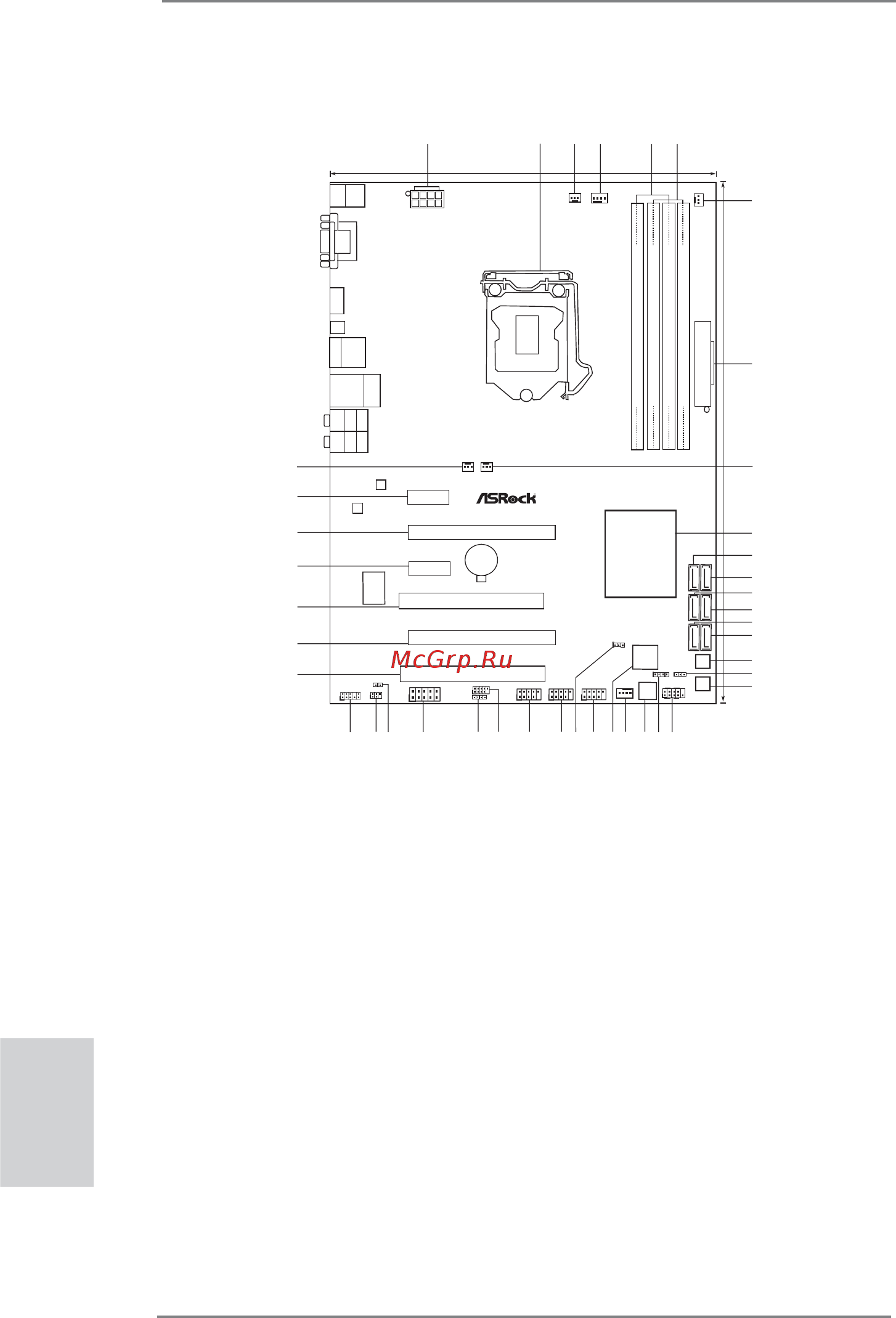 ASRock Z68 Extreme3 Gen3 [2/217] Motherboard layout