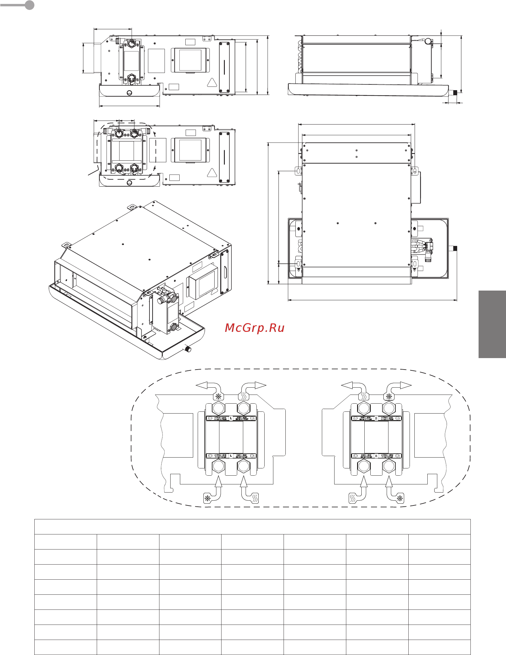 Daikin FWE08CFV [103/172] Dimensioni