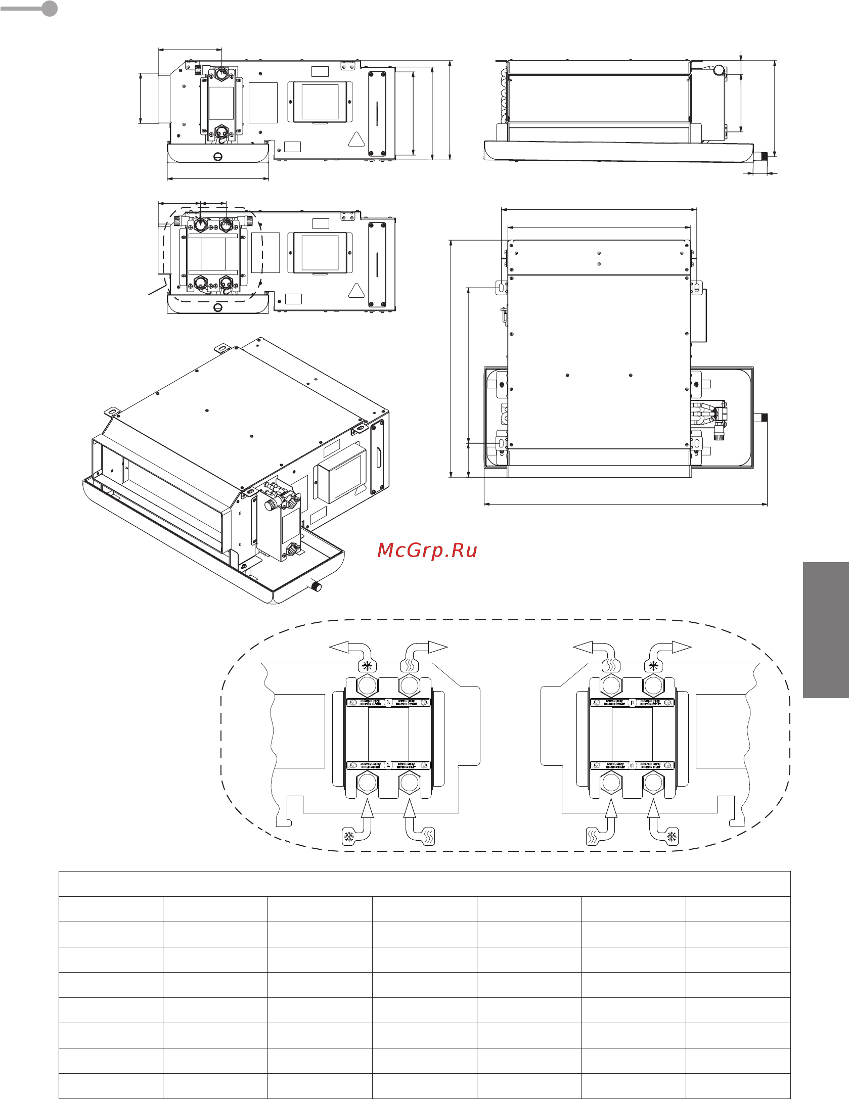 Daikin FWE03CTW [133/172] Dimensões