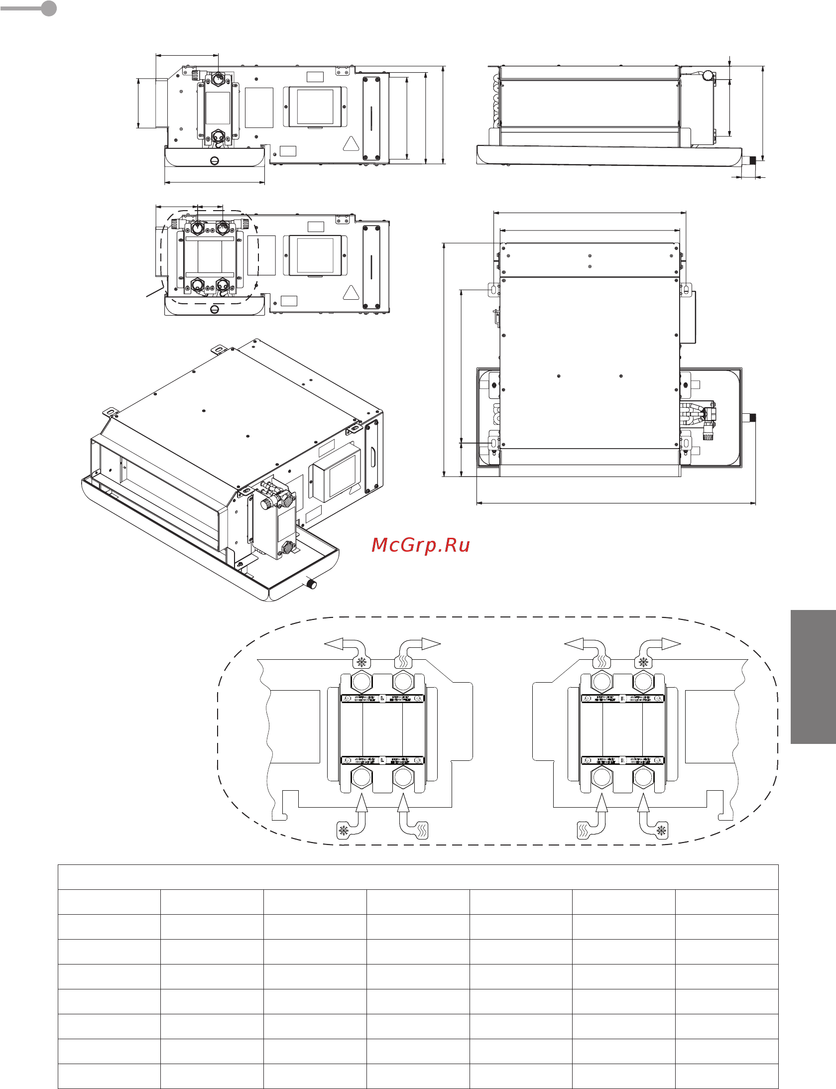 Daikin FWE03CTW [163/172] Méretek