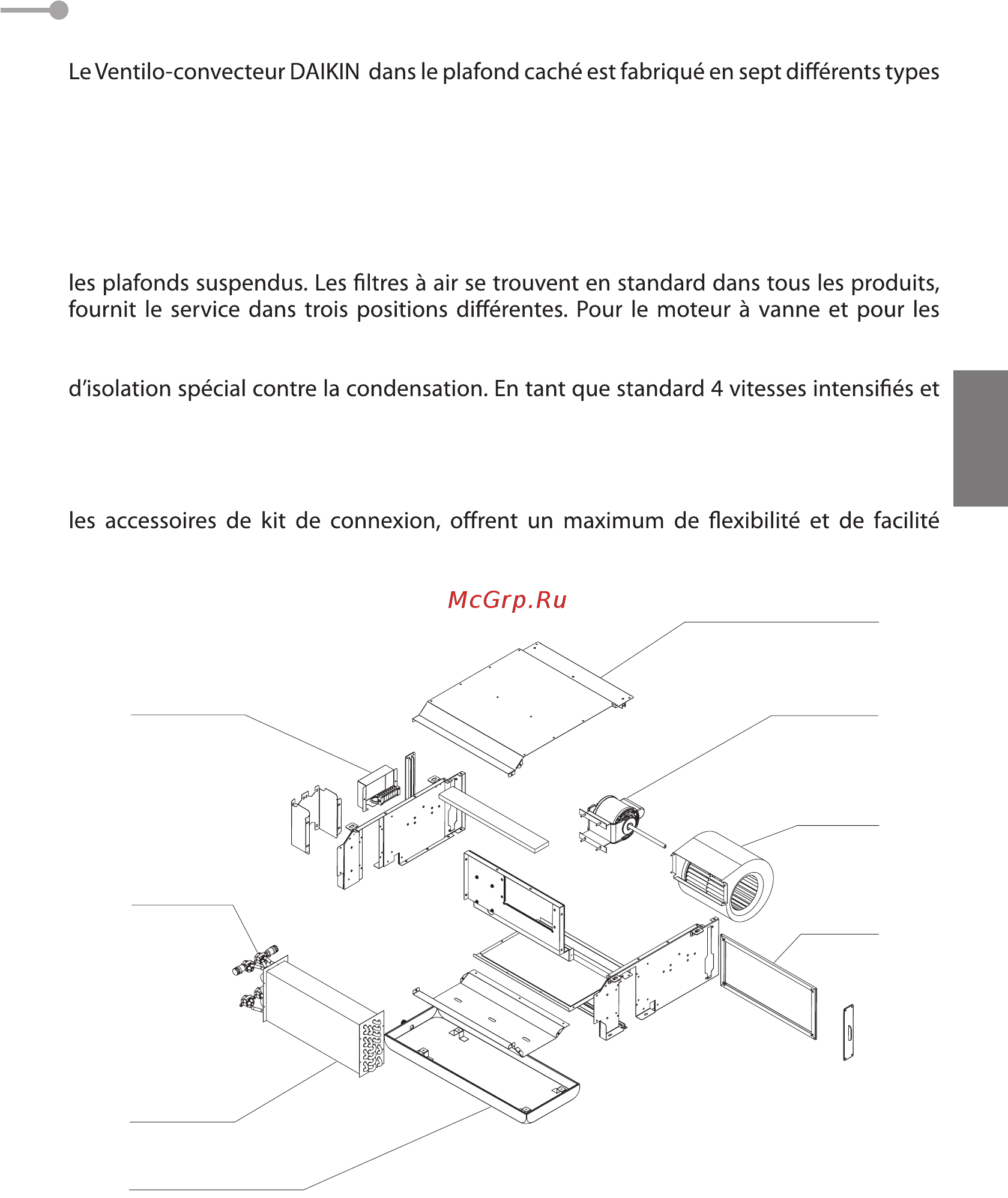 Daikin FWE07CTW [53/172] Information générales