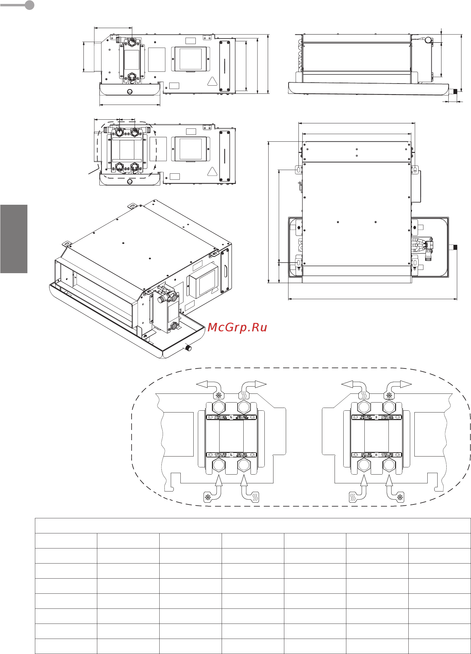 Daikin FWE03CTW [58/172] Dimensions