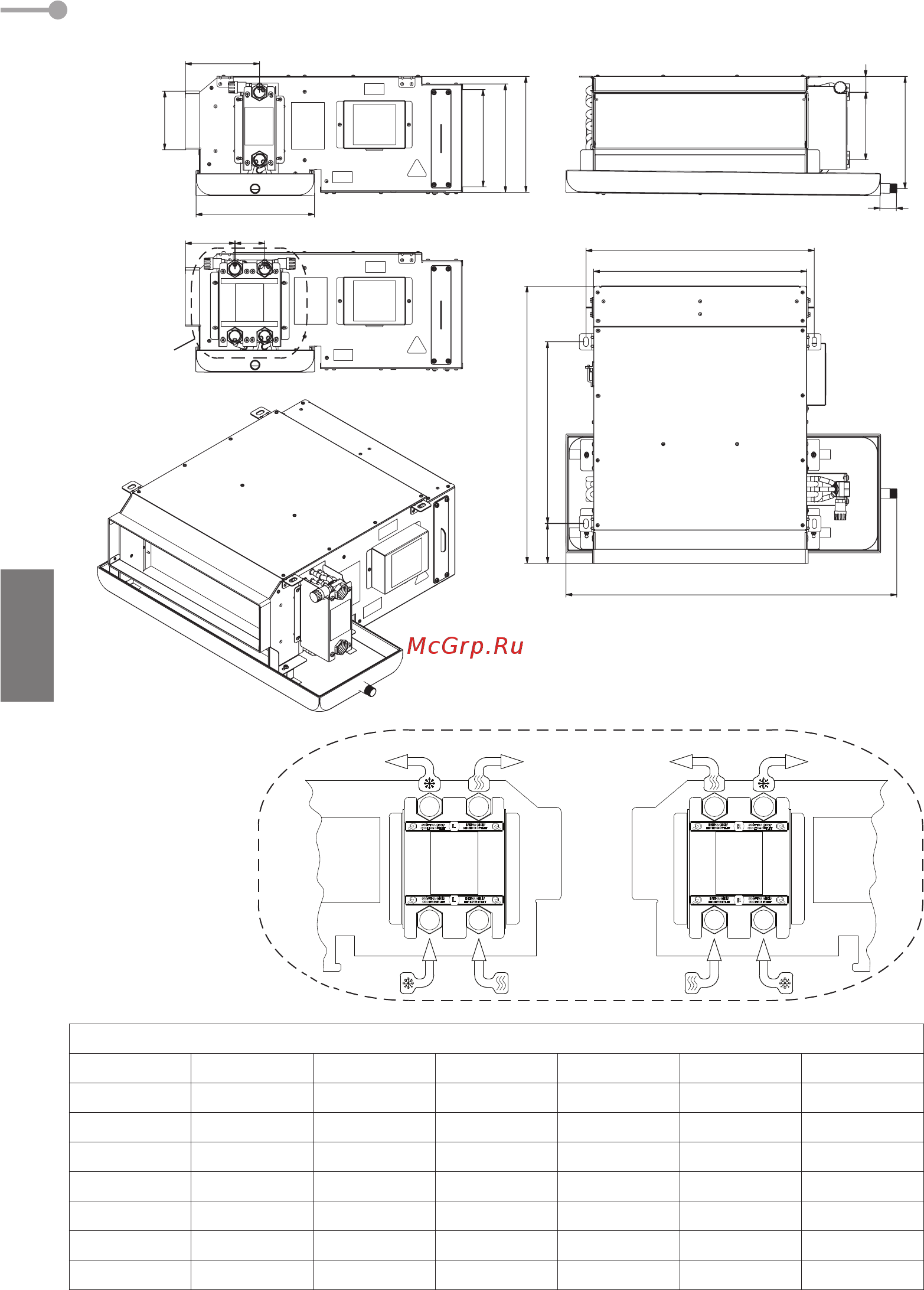 Daikin FWE07CTW [88/172] Dimensiones