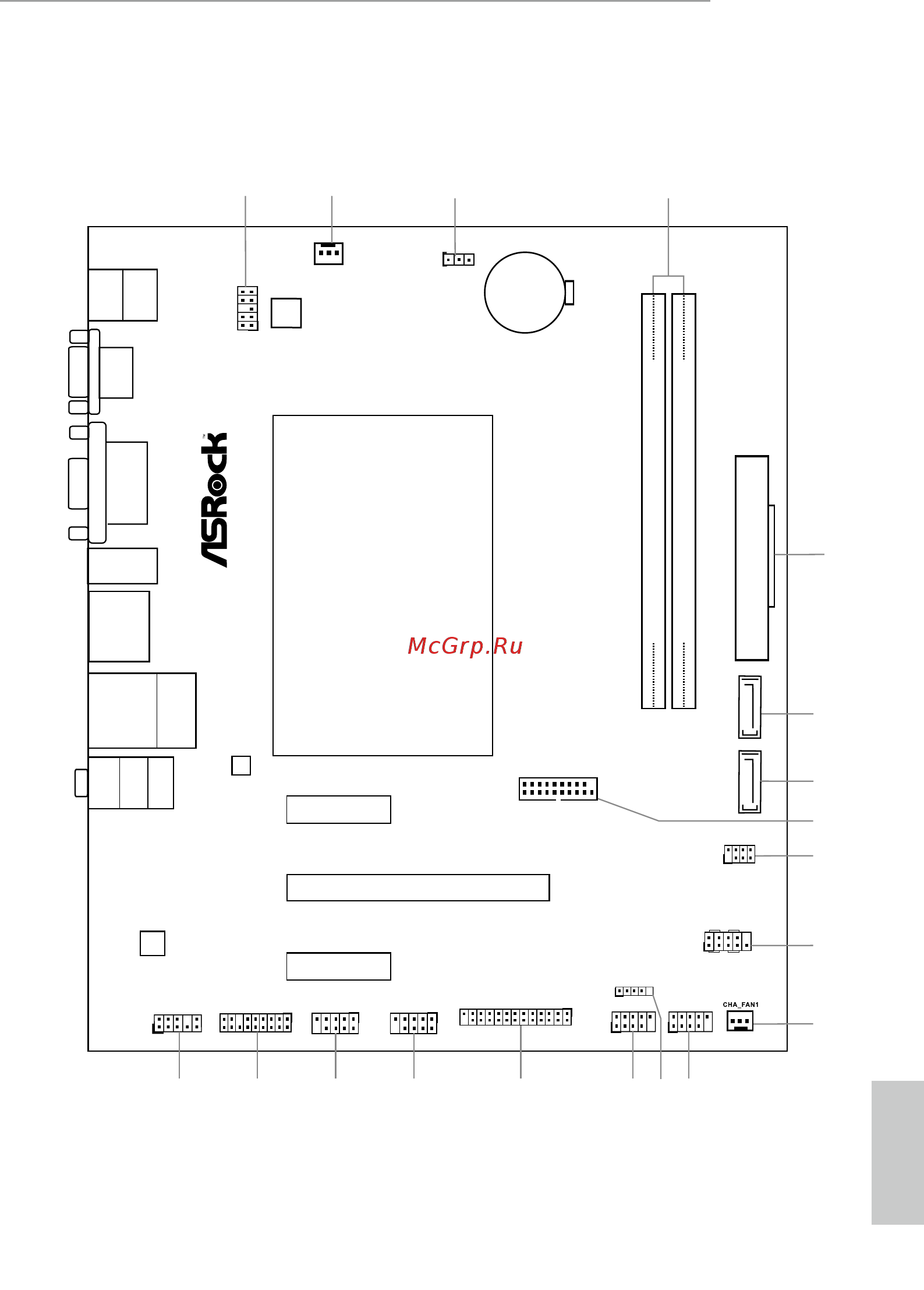 ASRock J3355M [10/51] Motherboard layout