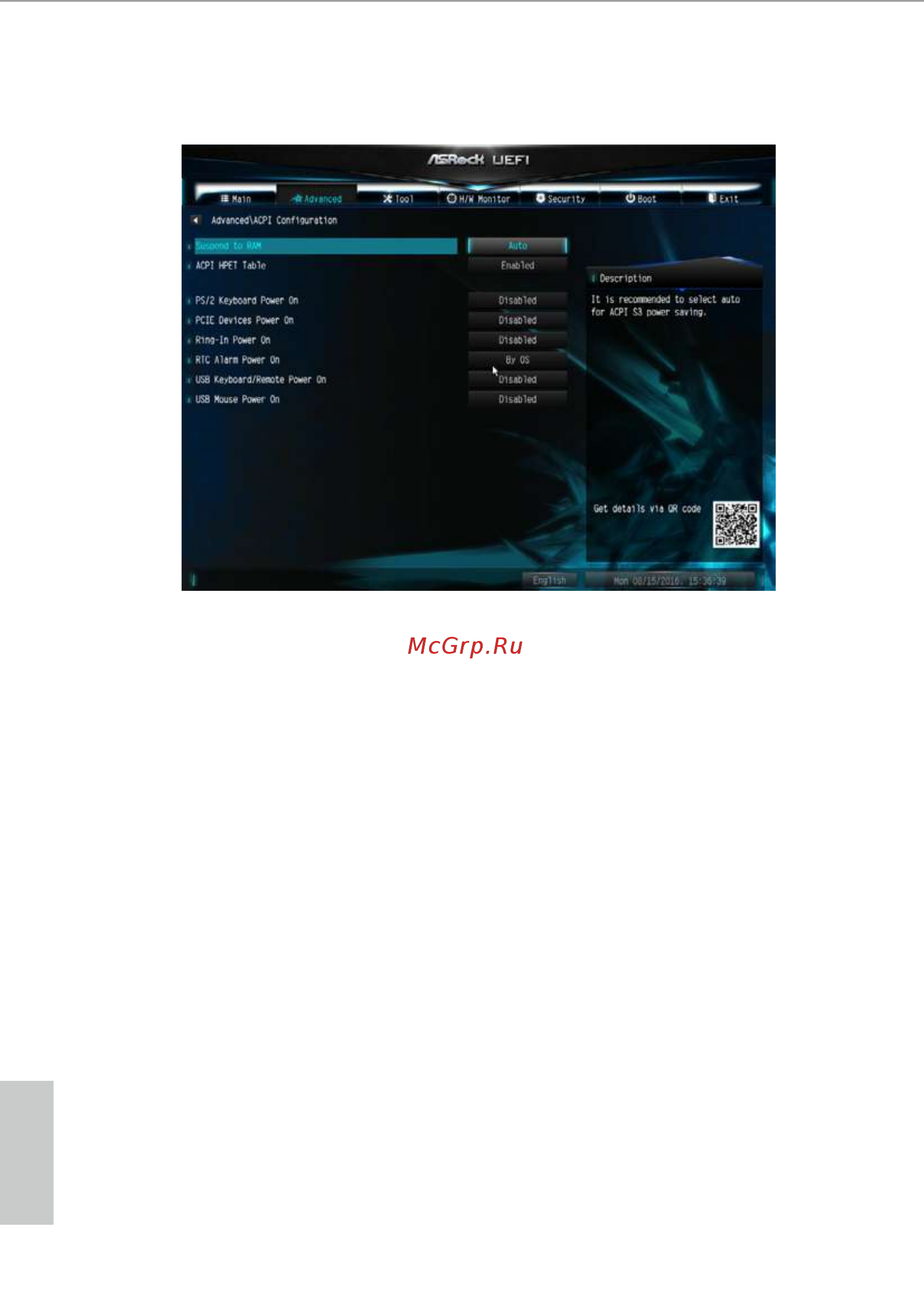 ASRock J3455-ITX [41/53] Acpi configuration