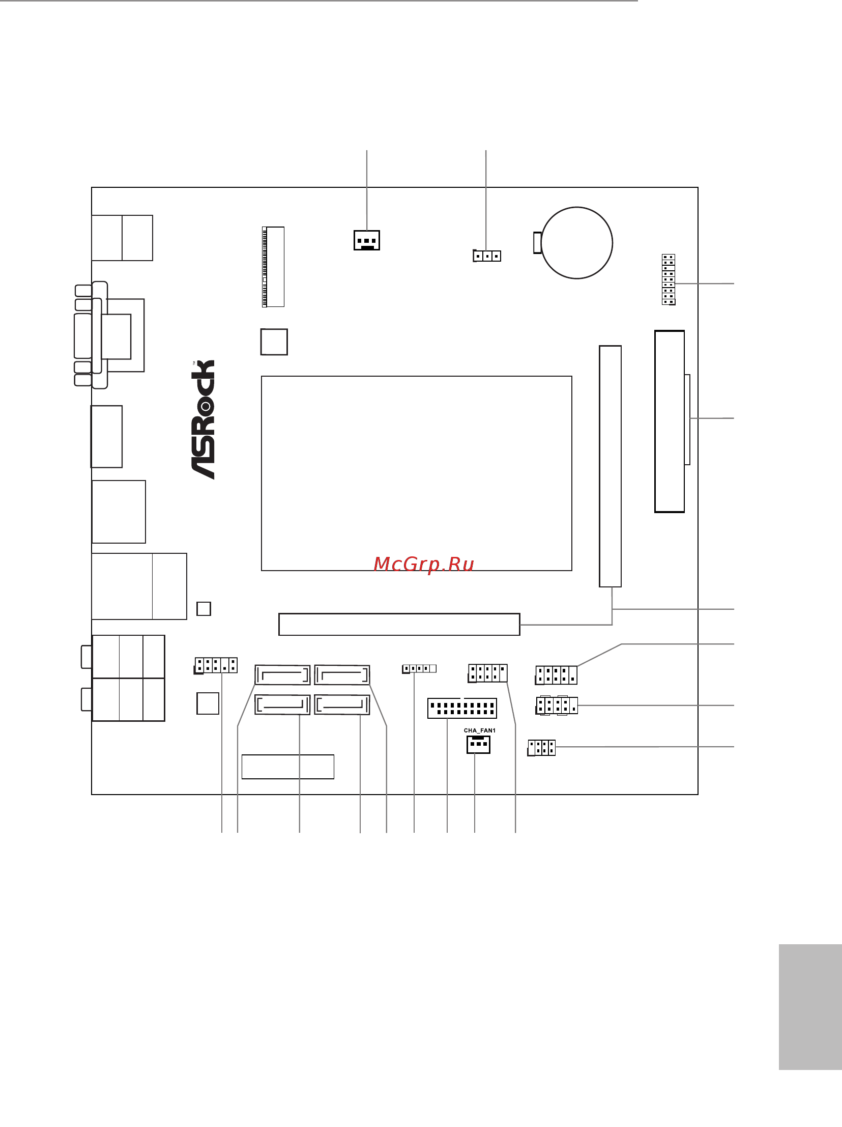 ASRock J3455-ITX [3/129] Motherboard layout