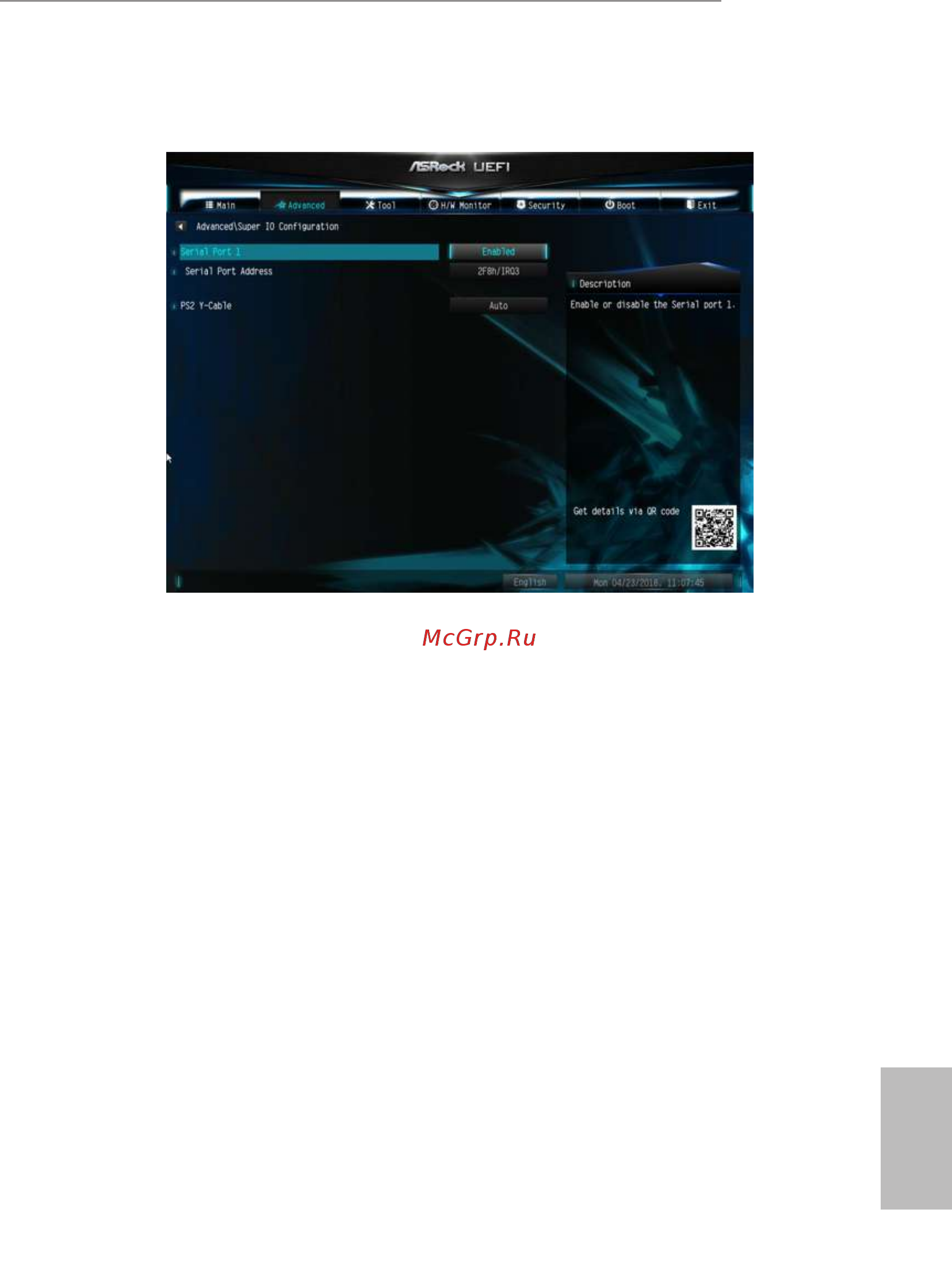 ASRock J3455 Pro BTC+ [38/52] Super io configuration