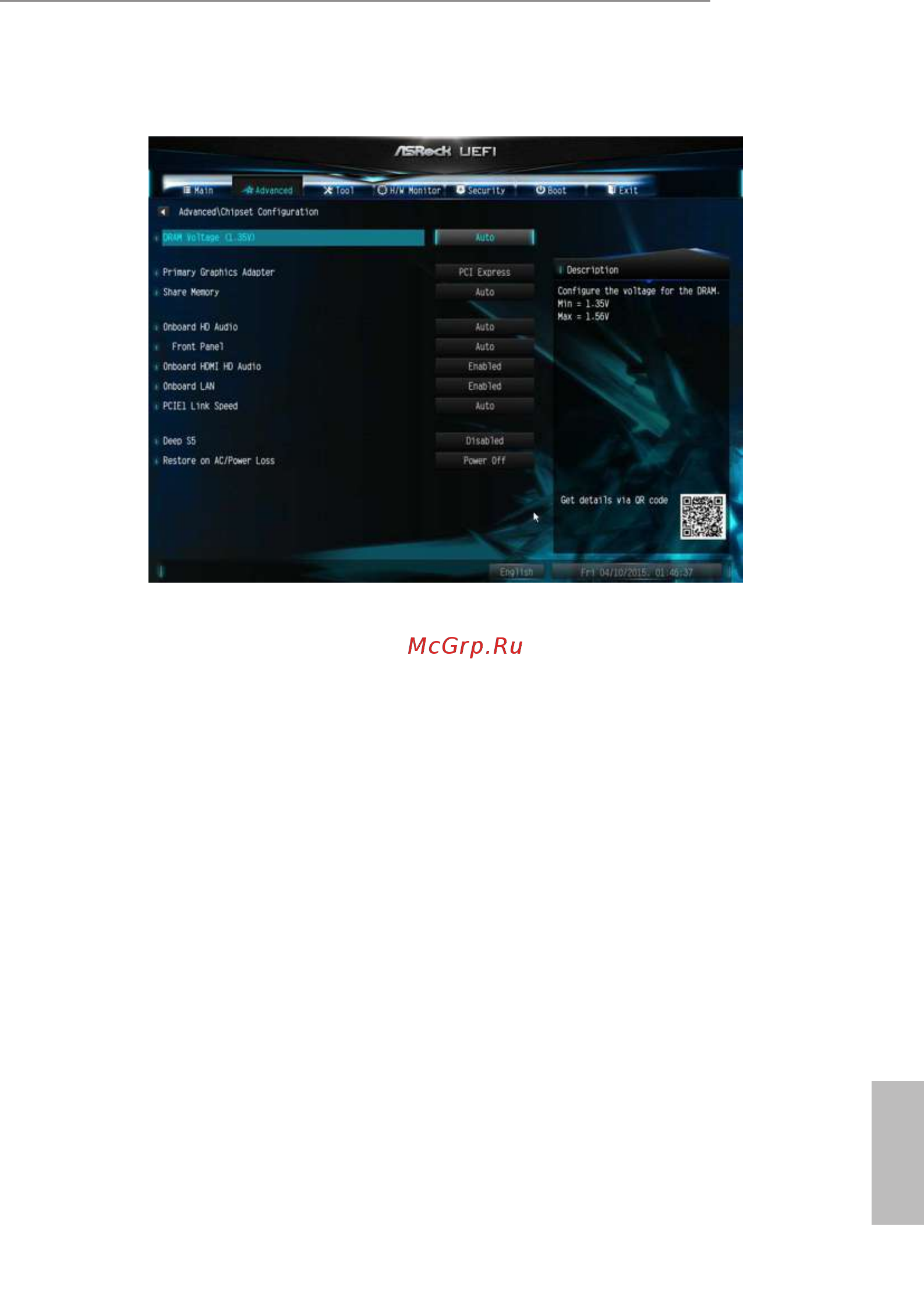 ASRock N3150B-ITX [38/55] Chipset coniguration