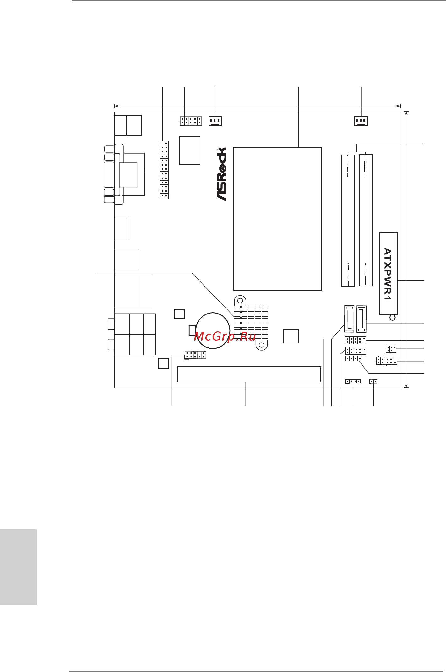 ASRock AD2550-ITX [2/119] Motherboard layout