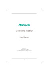 ASRock G43Twins-FullHD Инструкция