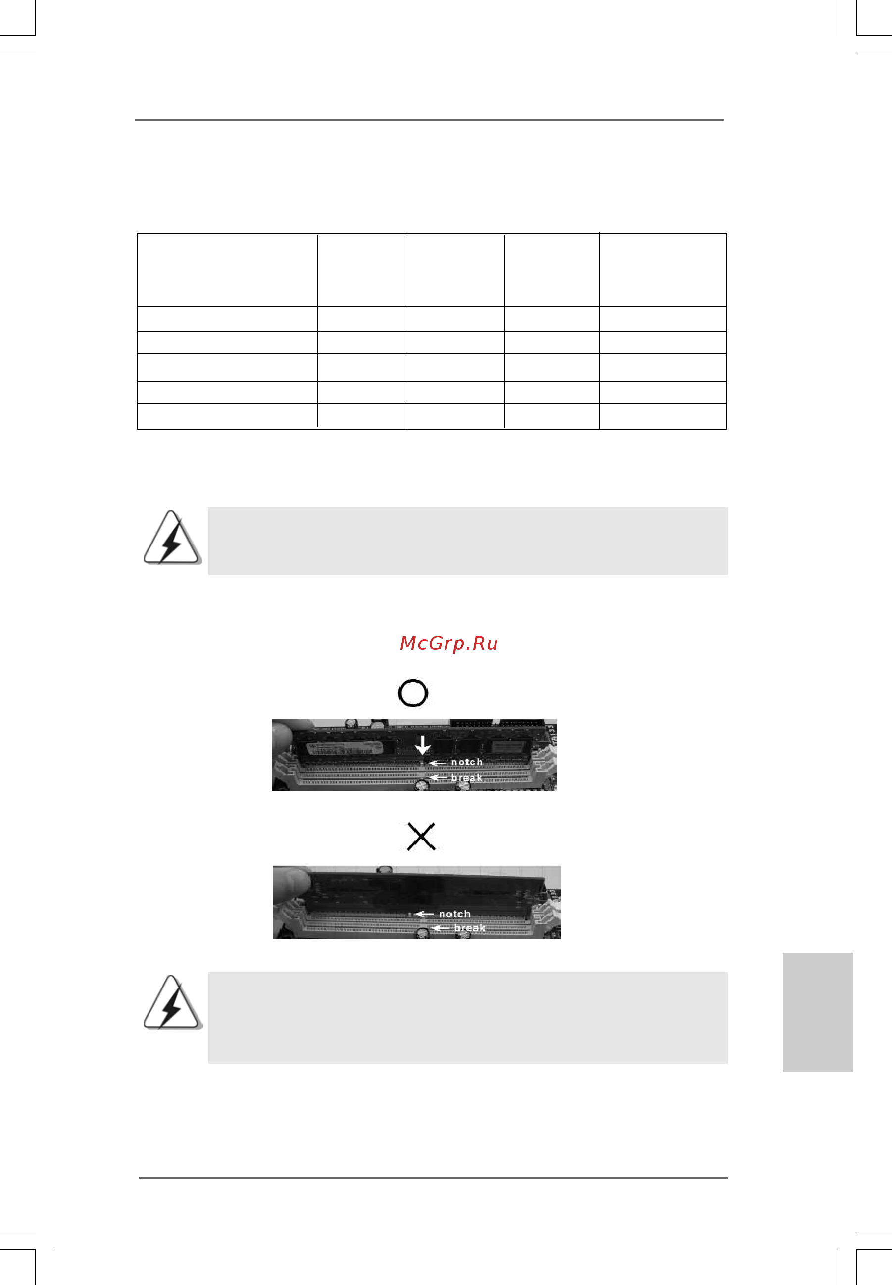 ASRock 4Core1333-eSATA2 [159/228] Instalación de una dimm instalación de una dimm instalación de una dimm instalación de una dimm instalación de una dimm