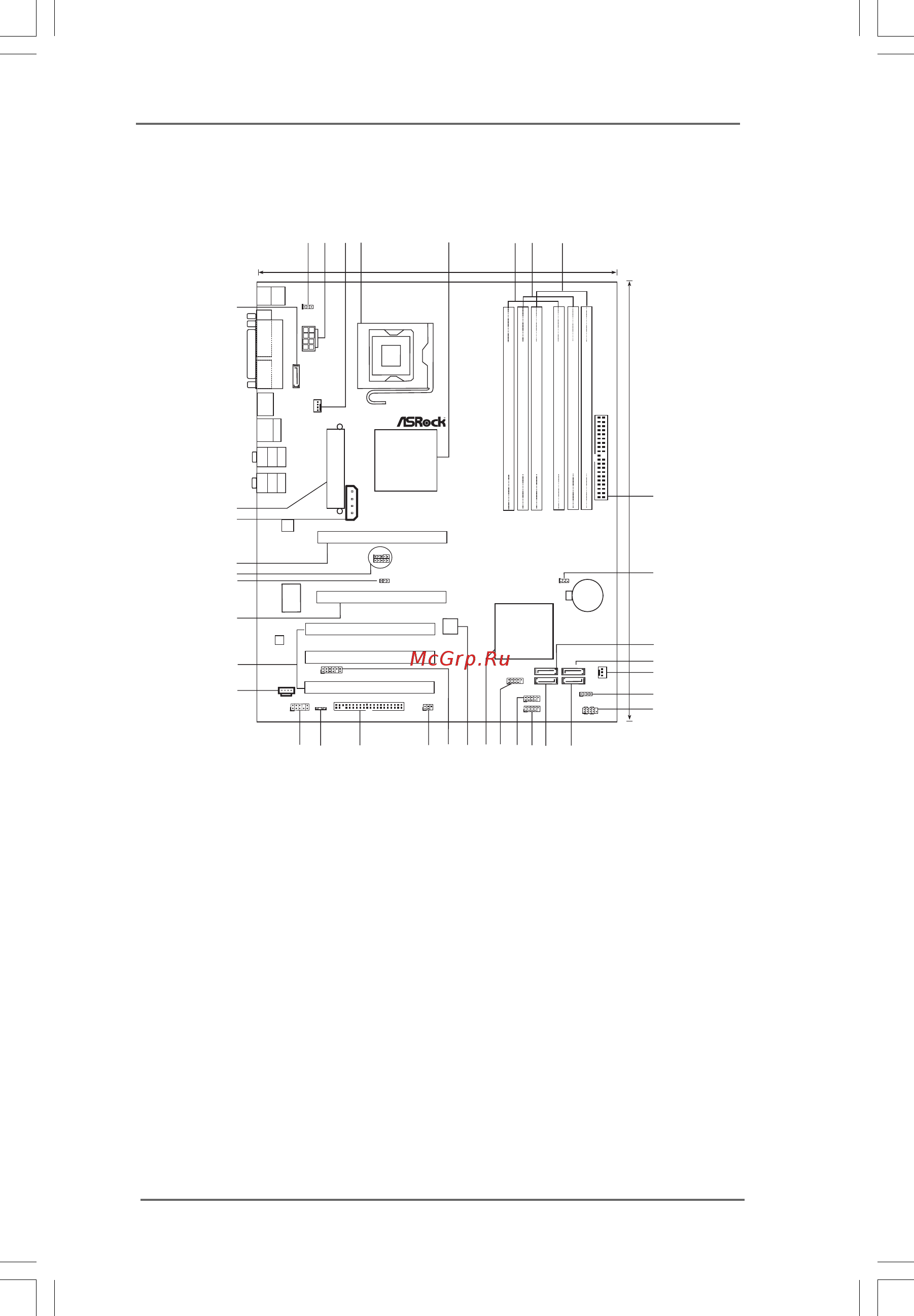 ASRock 4Core1600Twins-P35D [11/60] Motherboard layout 1 motherboard layout 1 motherboard layout 1 motherboard layout 1 motherboard layout