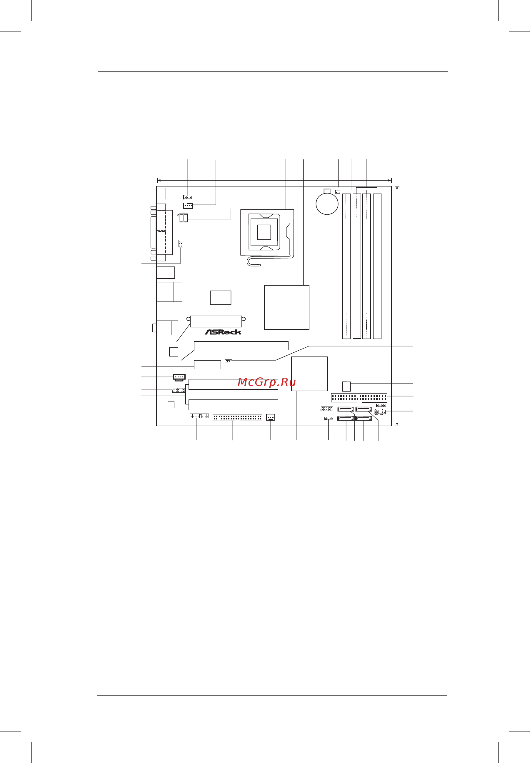 ASRock 4Core1600-DVI [10/45] Motherboard layout 1 motherboard layout 1 motherboard layout 1 motherboard layout 1 motherboard layout