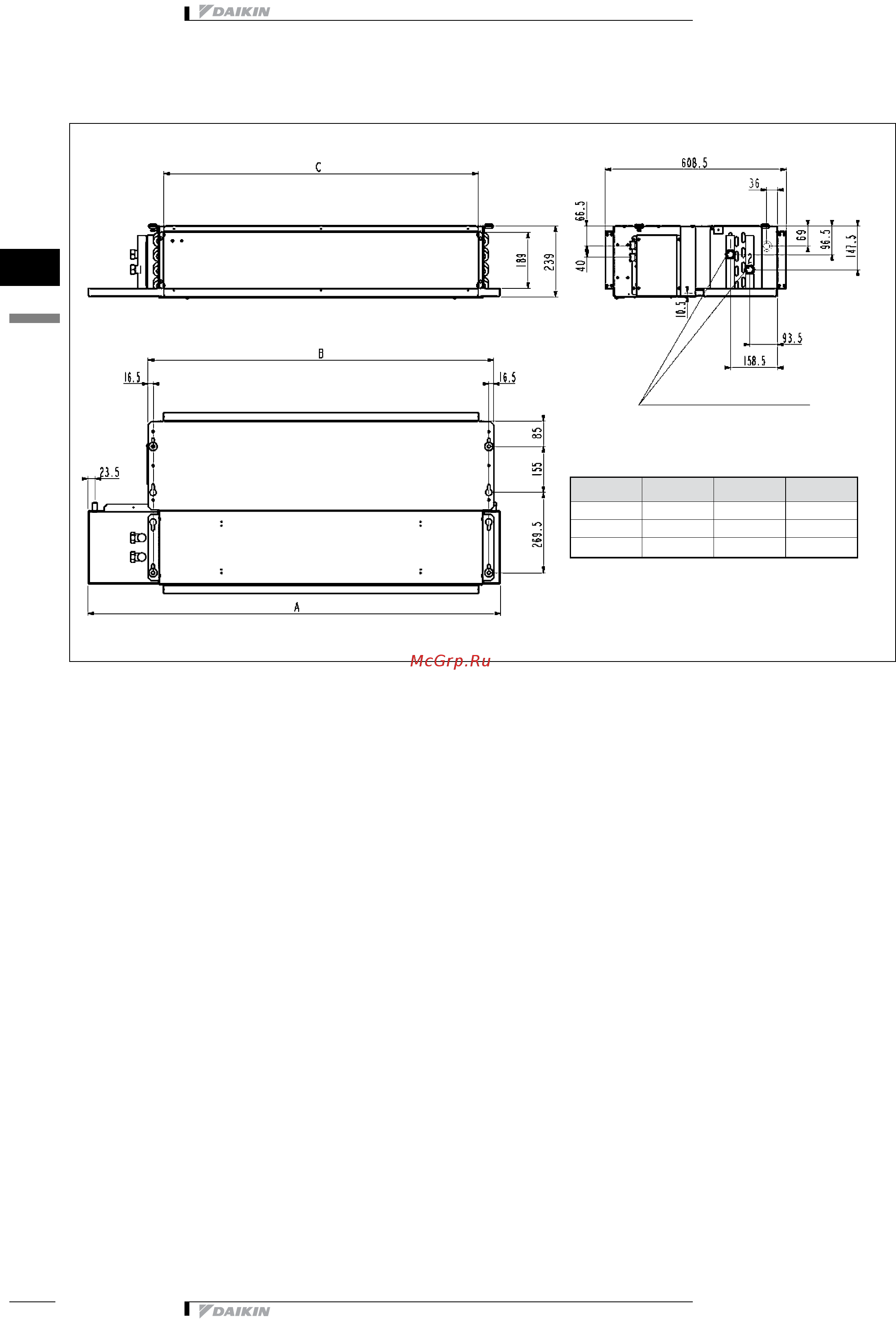 Daikin FWB03AT [100/109] 1 å²òåæ â ìàñøòàáå