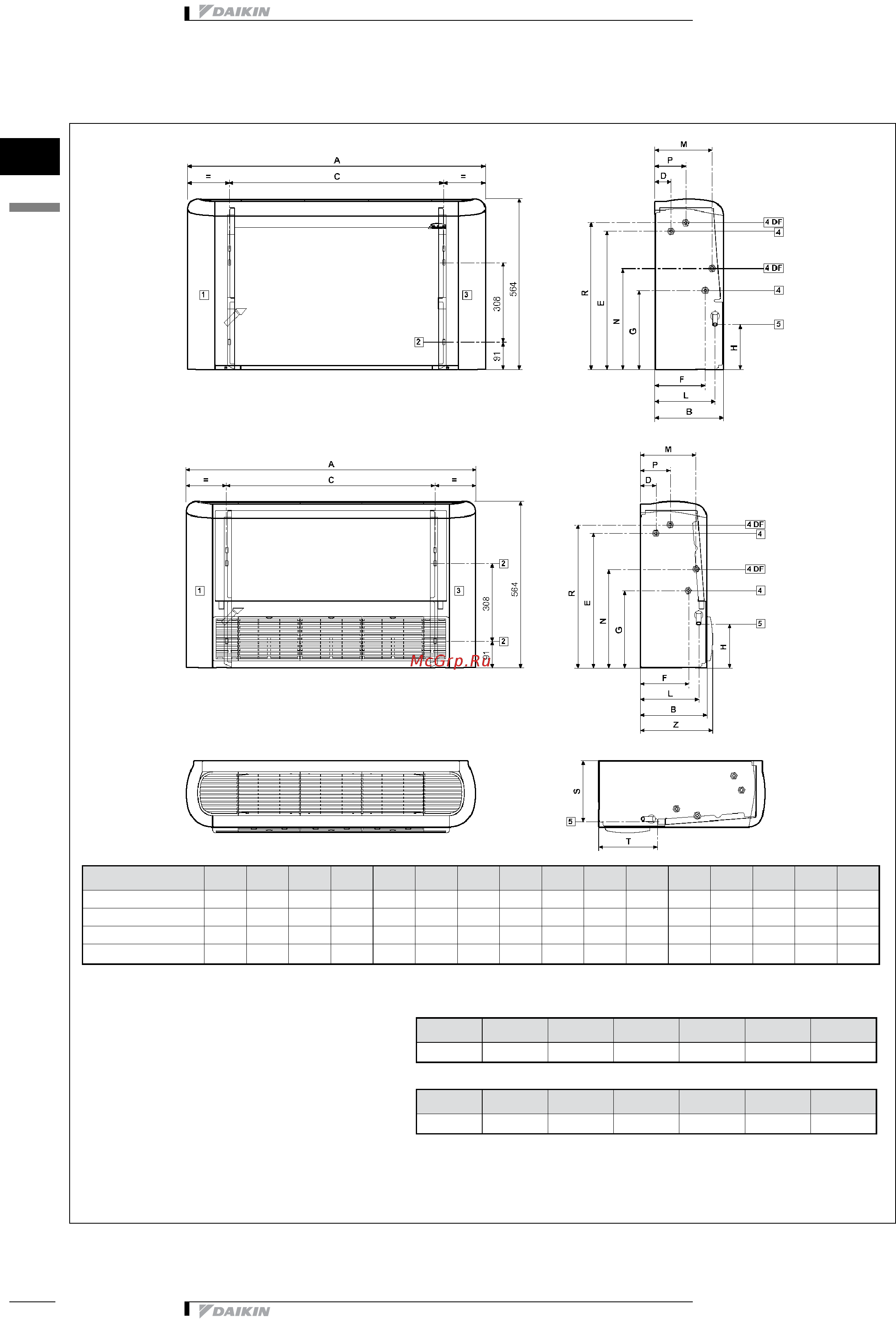 Daikin FWB03AT [32/109] Å²òåæ â ìàñøòàáå è öåíò² òøæåñòè