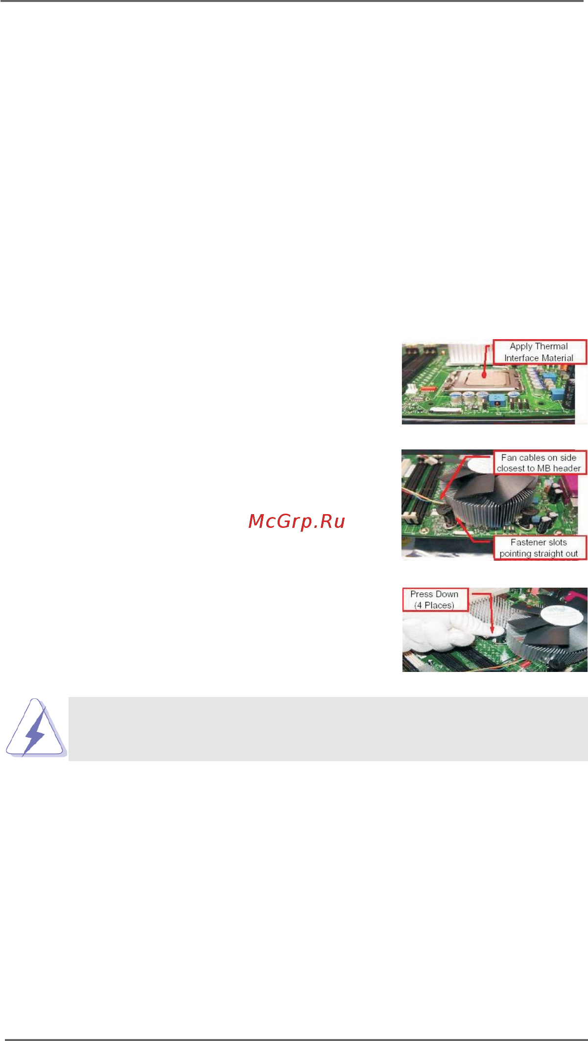 ASRock P4 Combo [15/38] Installation of cpu fan and heatsink