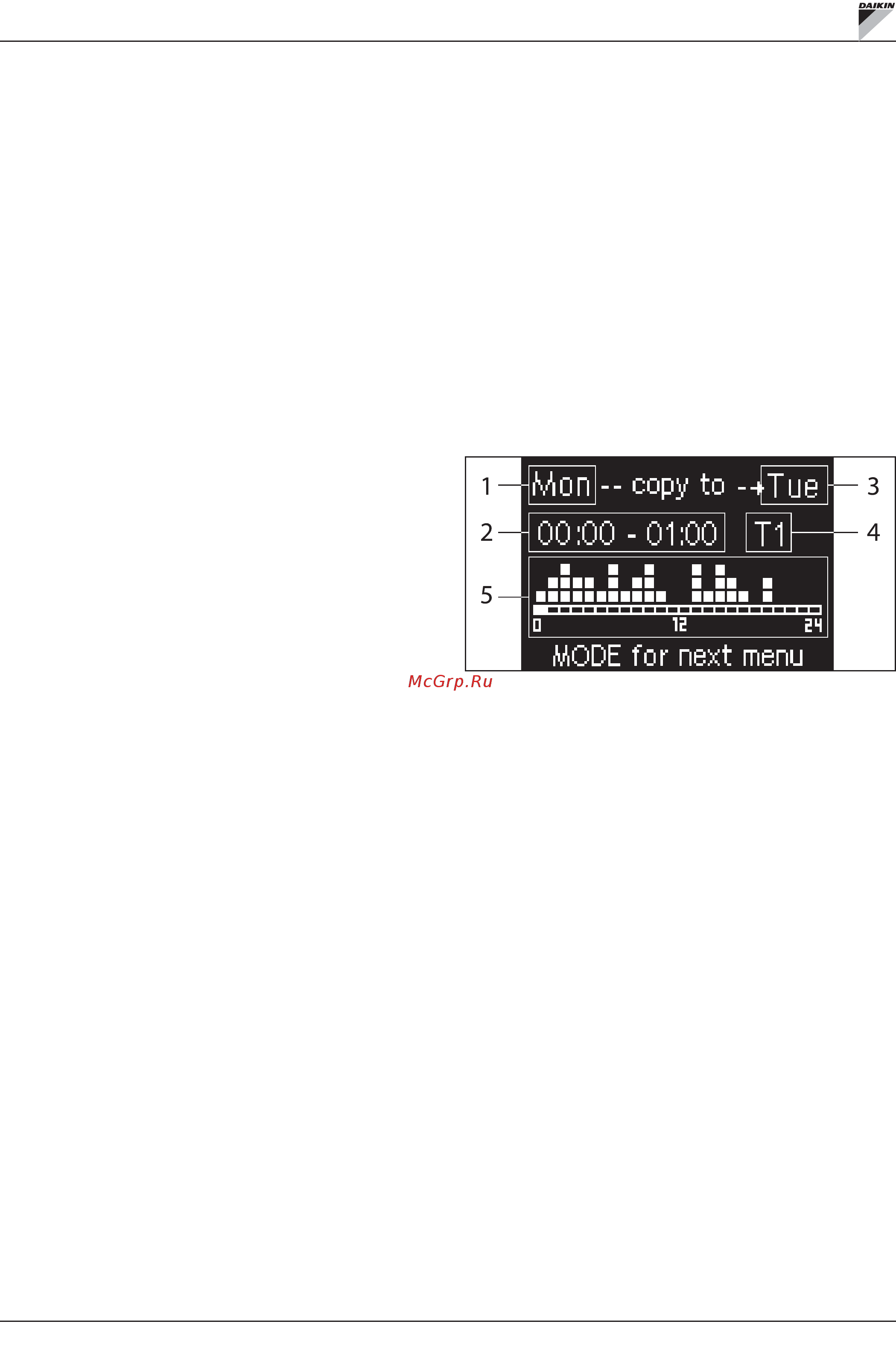 Daikin FWN05AT [38/276] Changing date and time