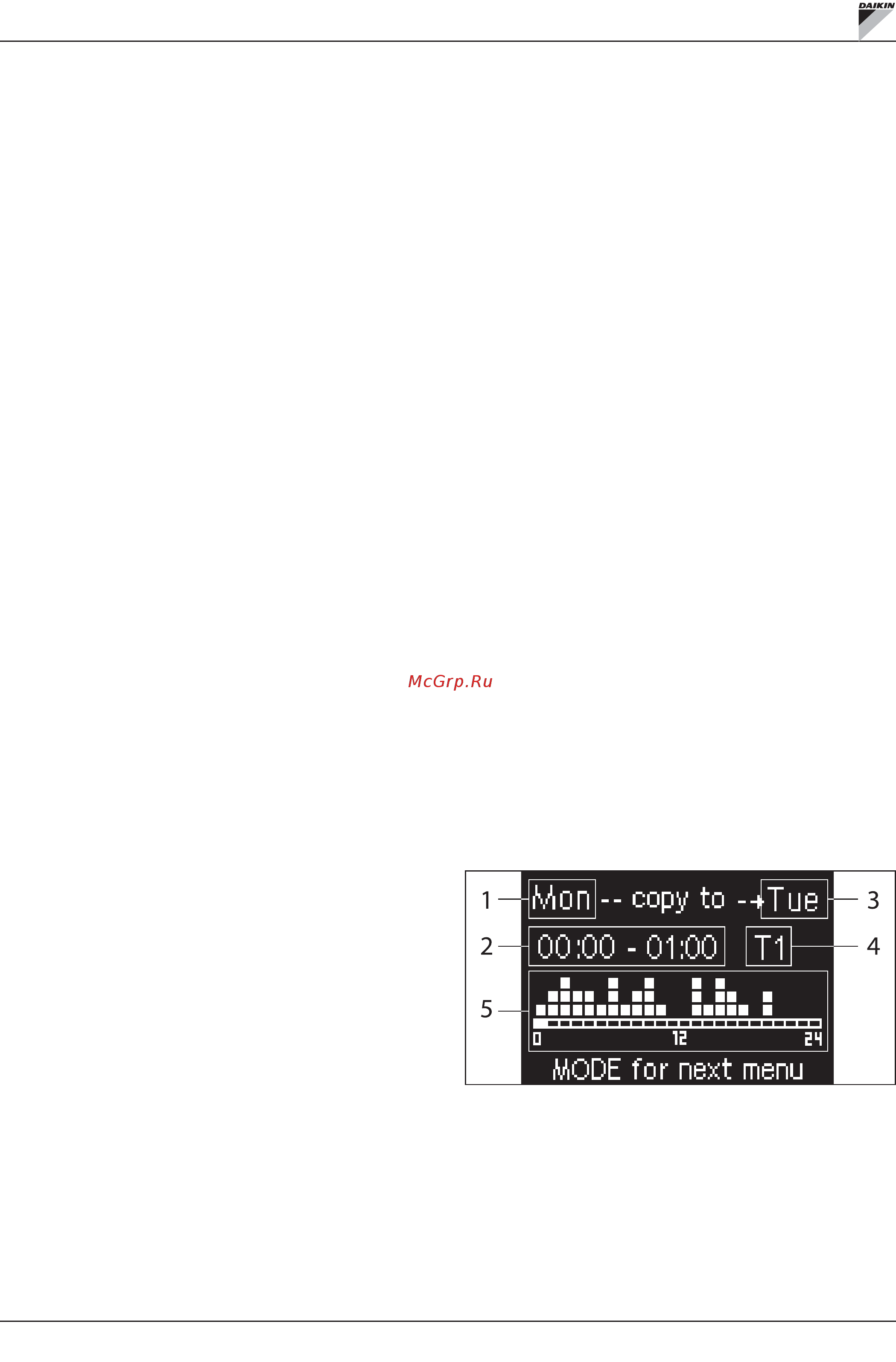 Daikin FWN10AT [64/276] Afficher l heure et la date horloge interne