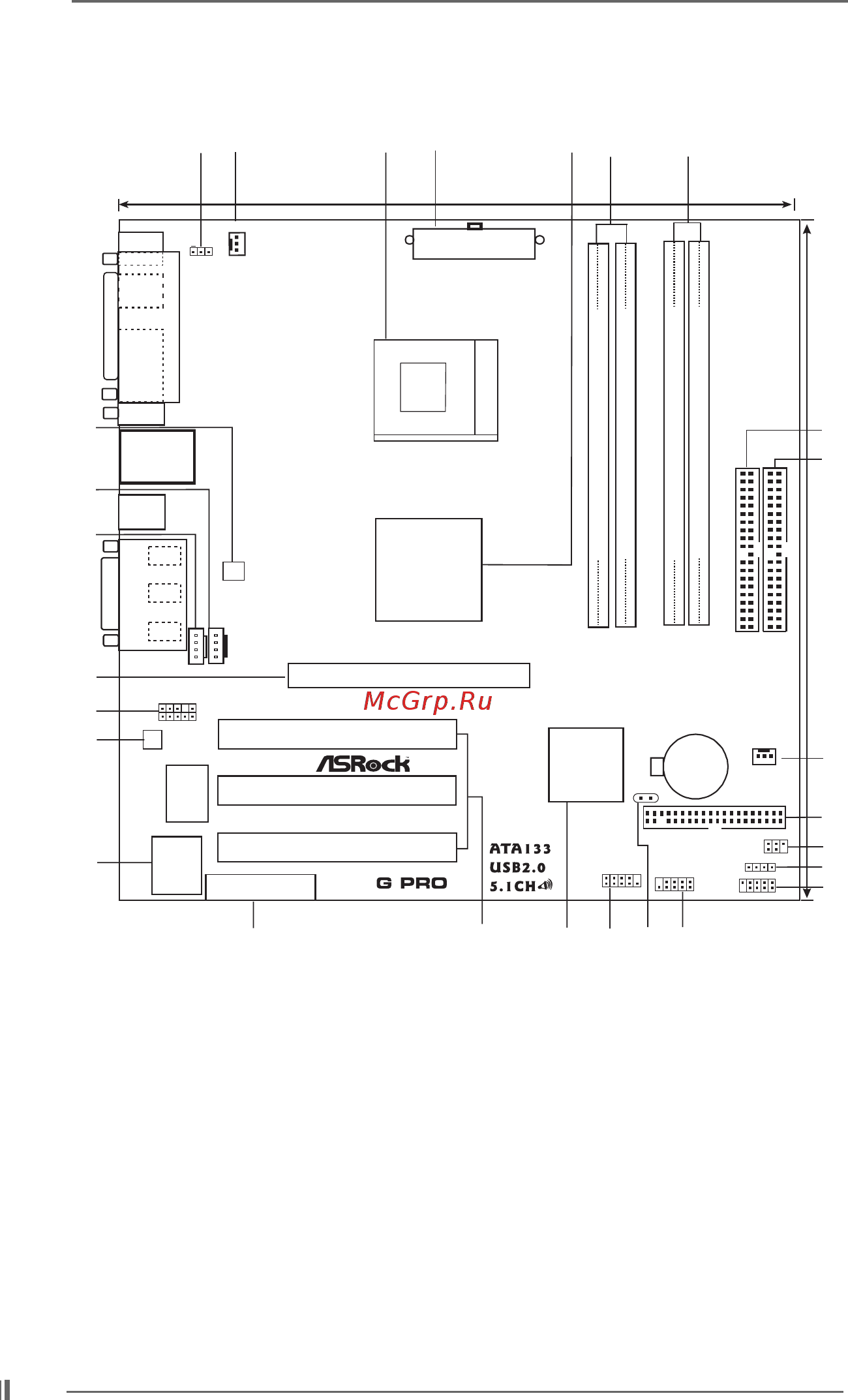 ASRock G PRO [6/25] Motherboard layout g pro 1 motherboard layout g pro 1 motherboard layout g pro 1 motherboard layout g pro 1 motherboard layout g pro