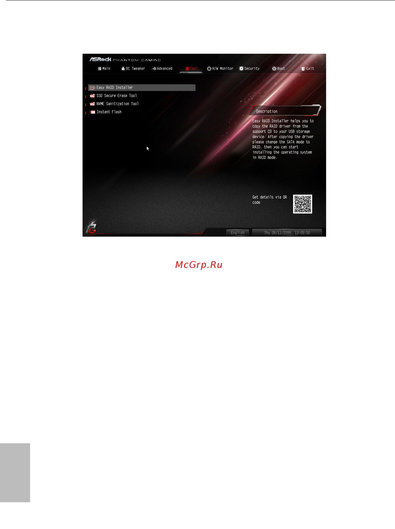 ASRock B550M Phantom Gaming 4 [76/86] Easy raid installer