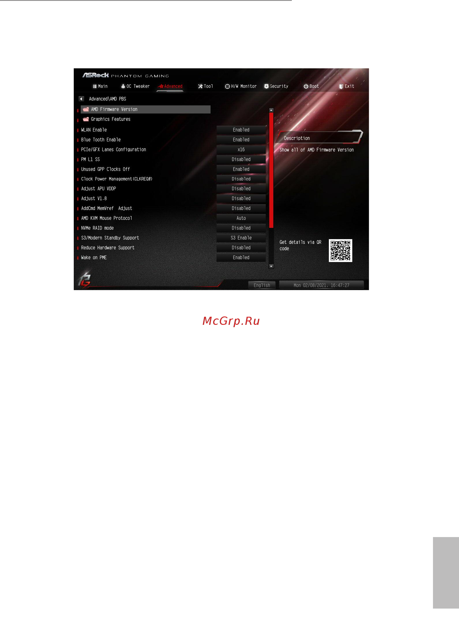 ASRock B550 Phantom Gaming 4/ac [77/90] Amd pbs