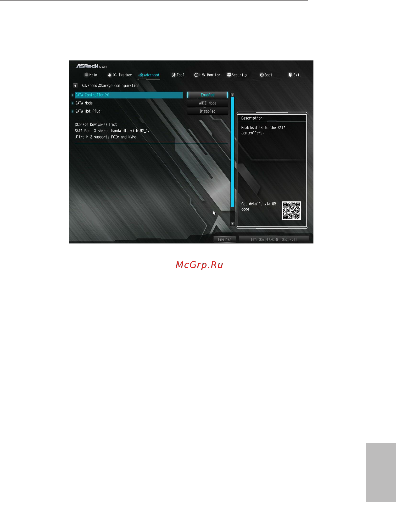 ASRock B450M Pro4 [69/93] Storage configuration