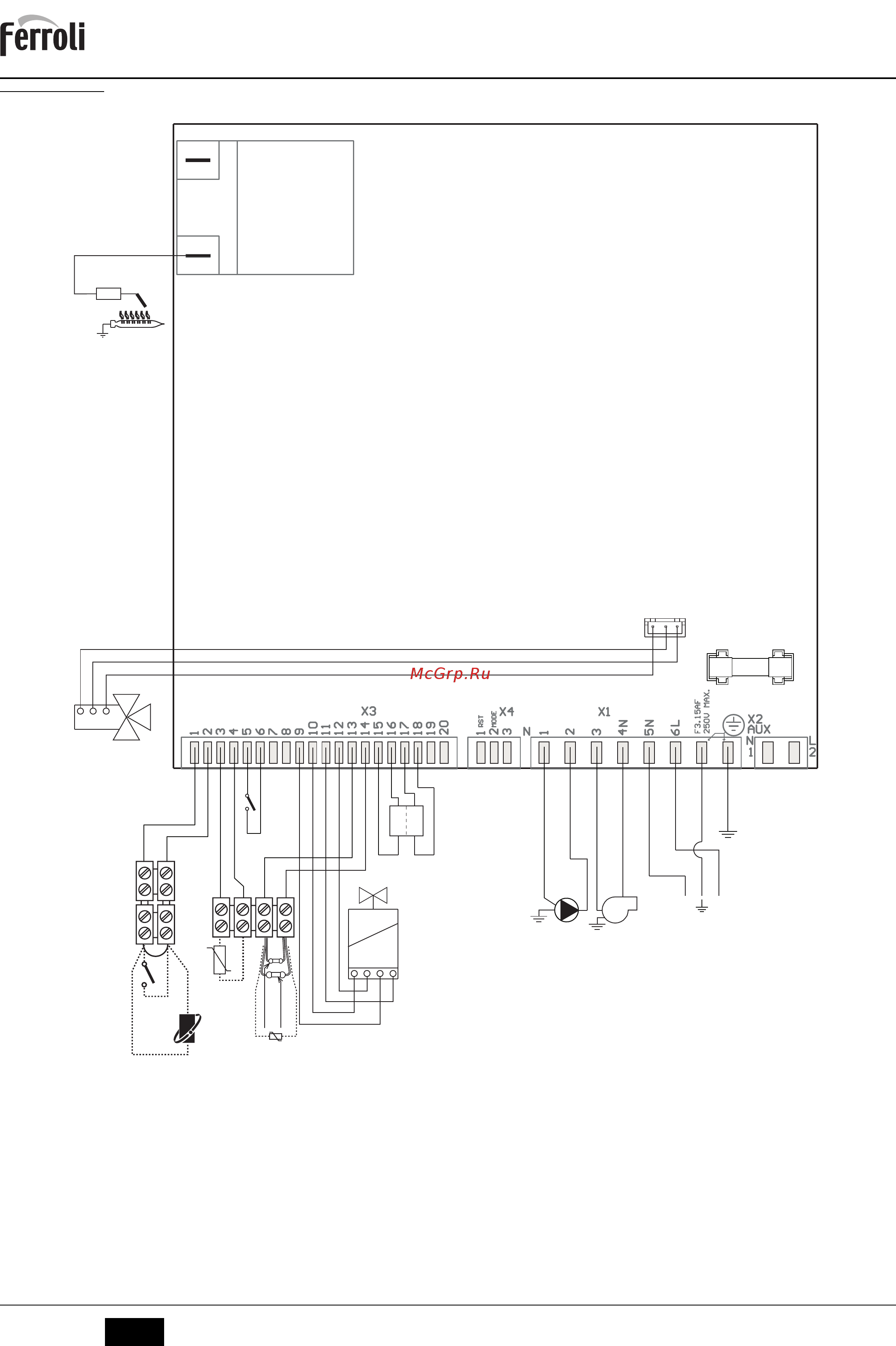 Ferroli DIVATECH D HF24 [30/64] Cod 3541p871 rev 01 04 2019