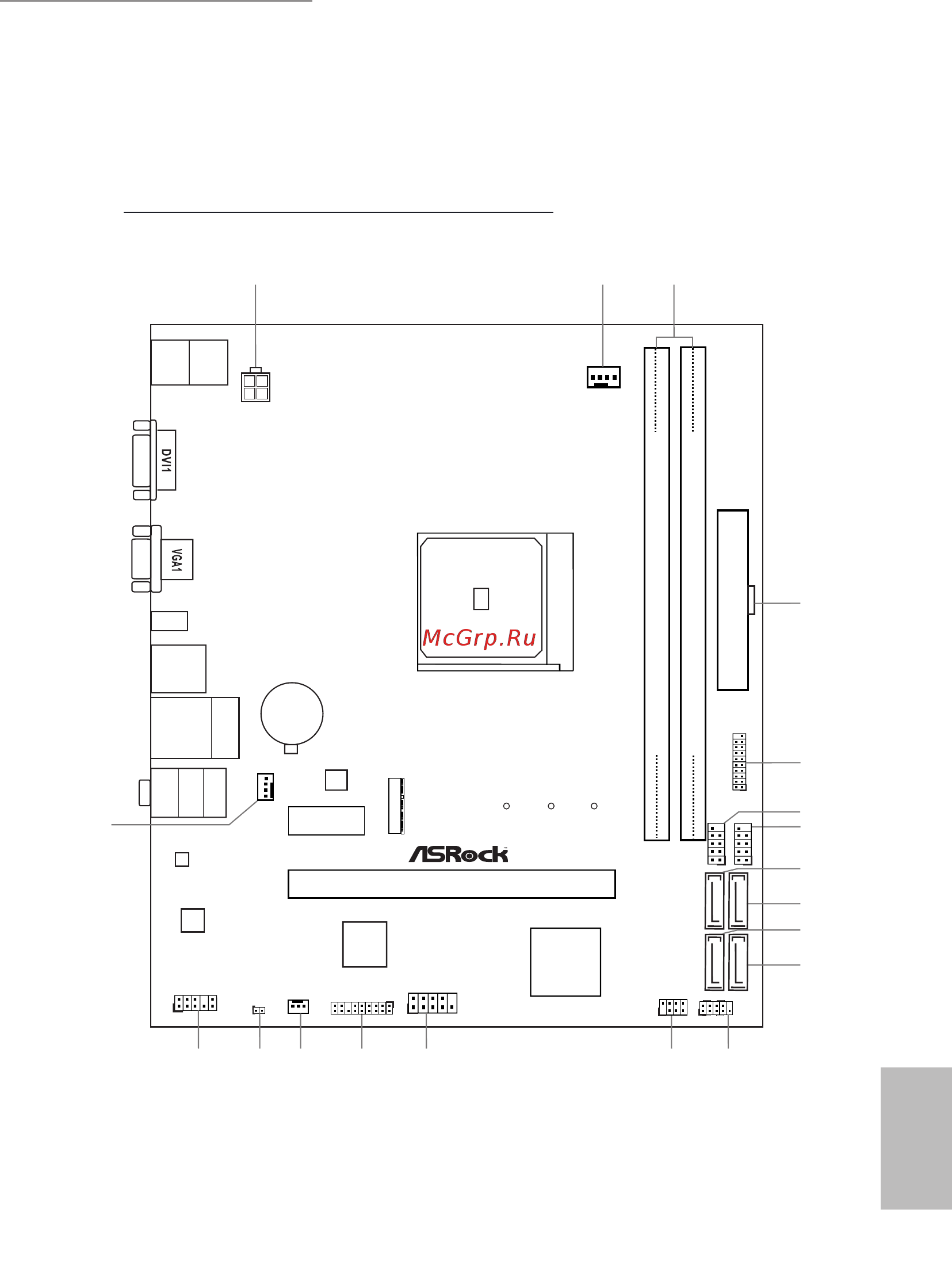 ASRock A320M-DVS R3.0 [12/87] Motherboard layout