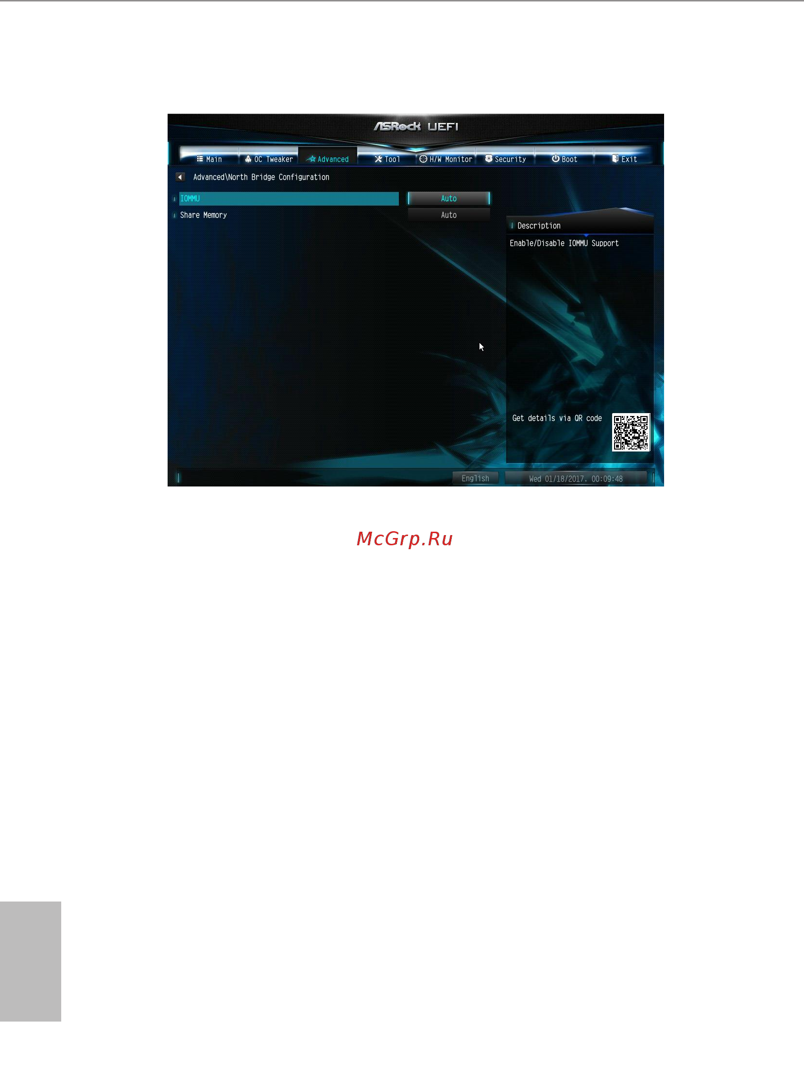 ASRock A320M Pro4 R2.0 [63/78] North bridge configuration