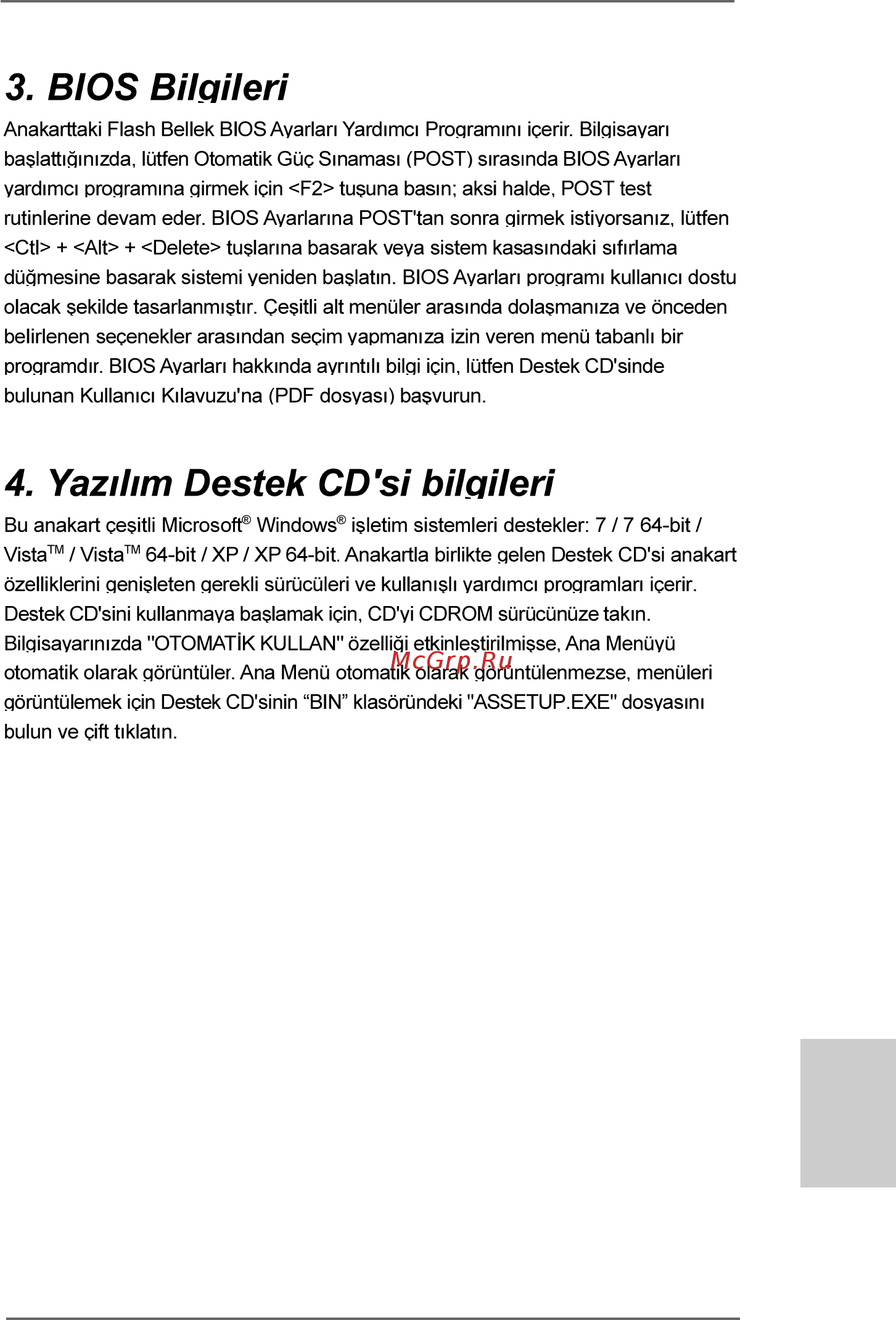 ASRock 890FX Deluxe4 [171/256] Türkçe türkçe türkçe türkçe türkçe