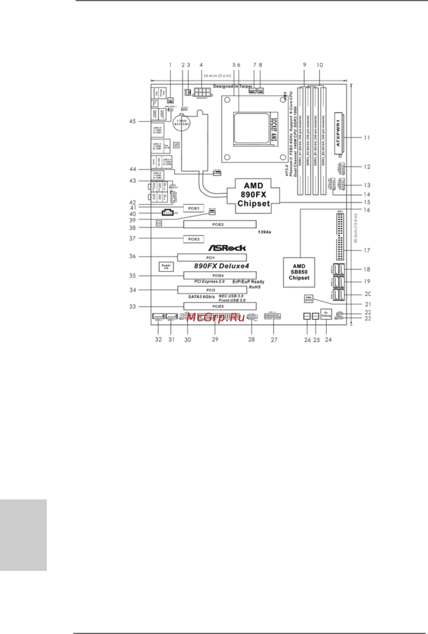 ASRock 890FX Deluxe4 [2/256] Motherboard layout motherboard layout motherboard layout motherboard layout motherboard layout