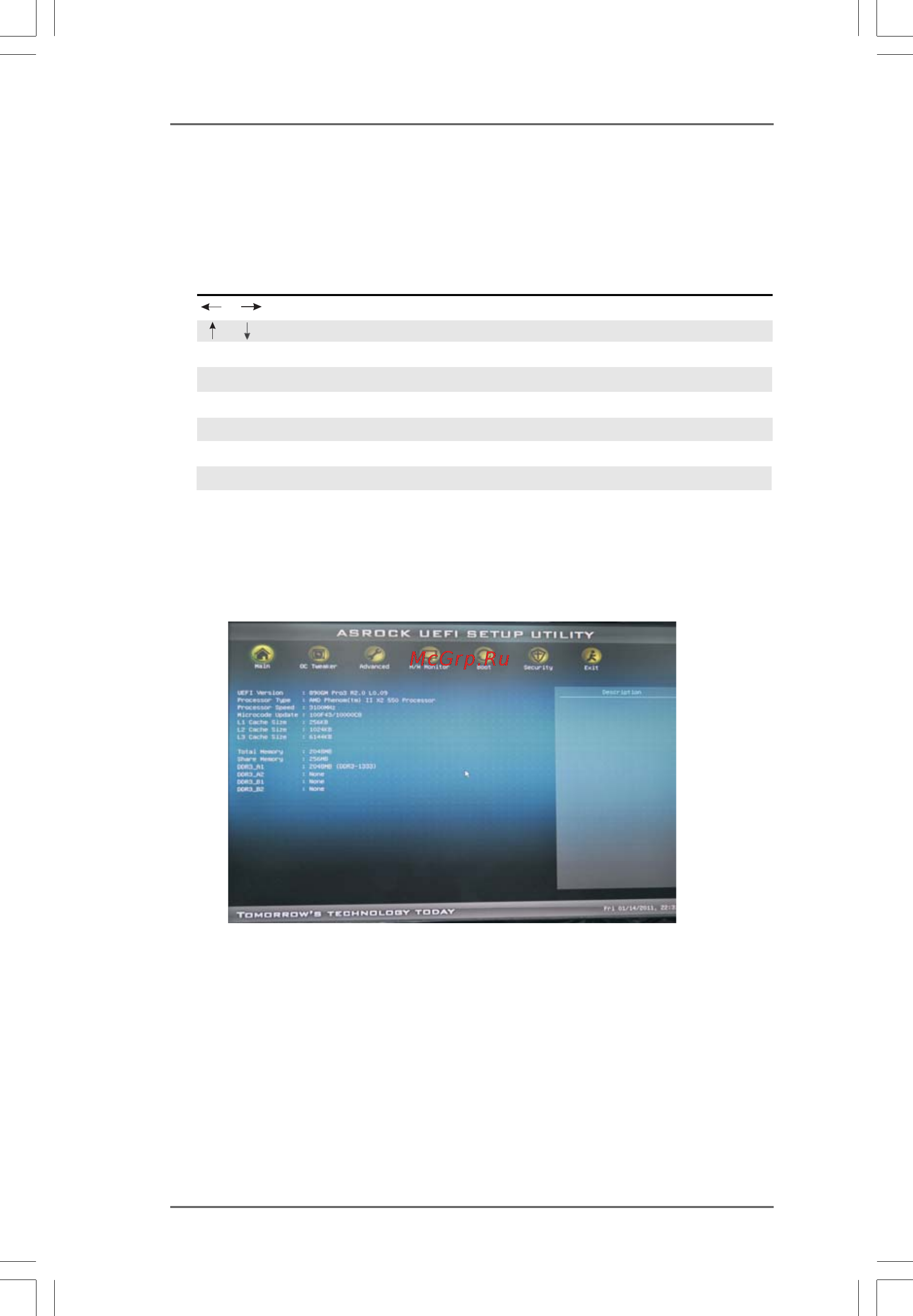 ASRock 890GM Pro3 R2.0 [38/56] 3 3 3 3 navigation keys navigation keys navigation keys navigation keys navigation keys