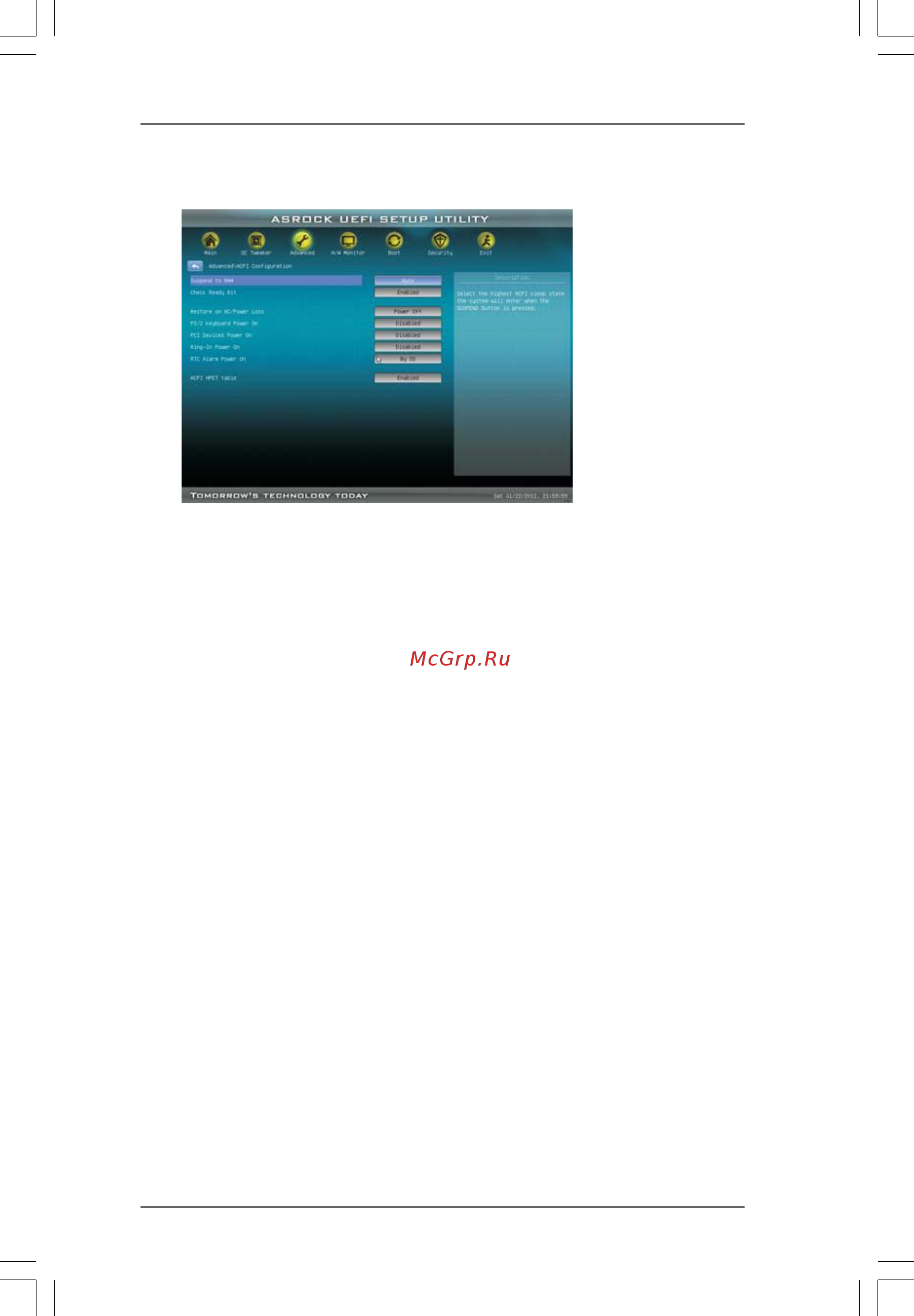 ASRock 890GX Pro3 [59/66] 3 3 3 3 acpi configuration acpi configuration acpi configuration acpi configuration acpi configuration