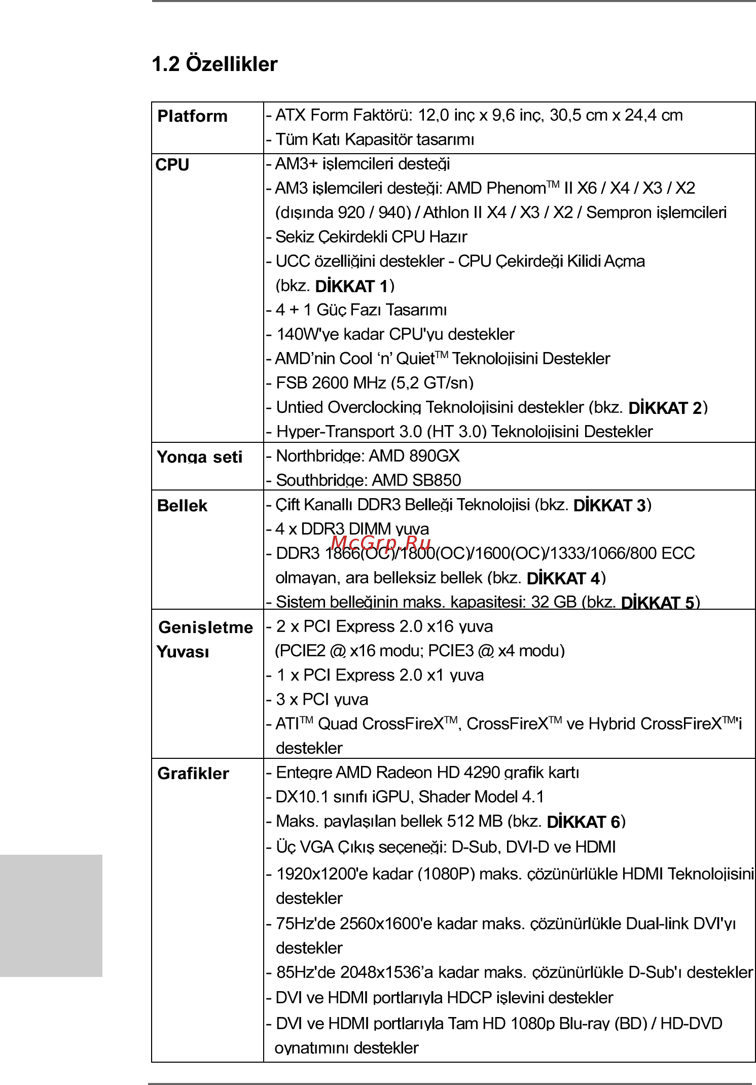 ASRock 890GX Pro3 [156/262] Türkçe türkçe türkçe türkçe türkçe